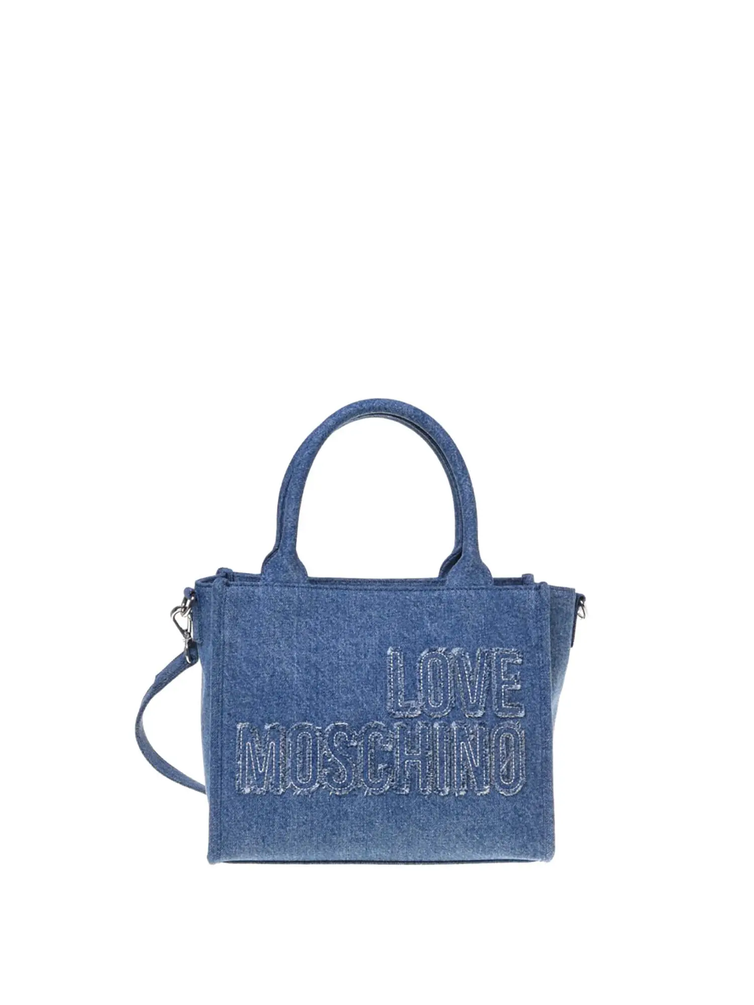 BORSA A MANO DONNA - LOVE MOSCHINO - JC4244PP0MKM0 - BLU SCURO, UNICA