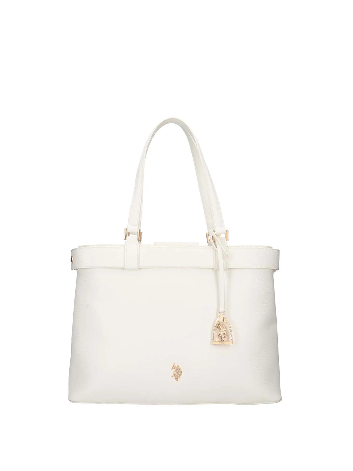 BORSA A SPALLA DONNA - US POLO ASSN. - BEUJE8664WVP - BIANCO, UNICA