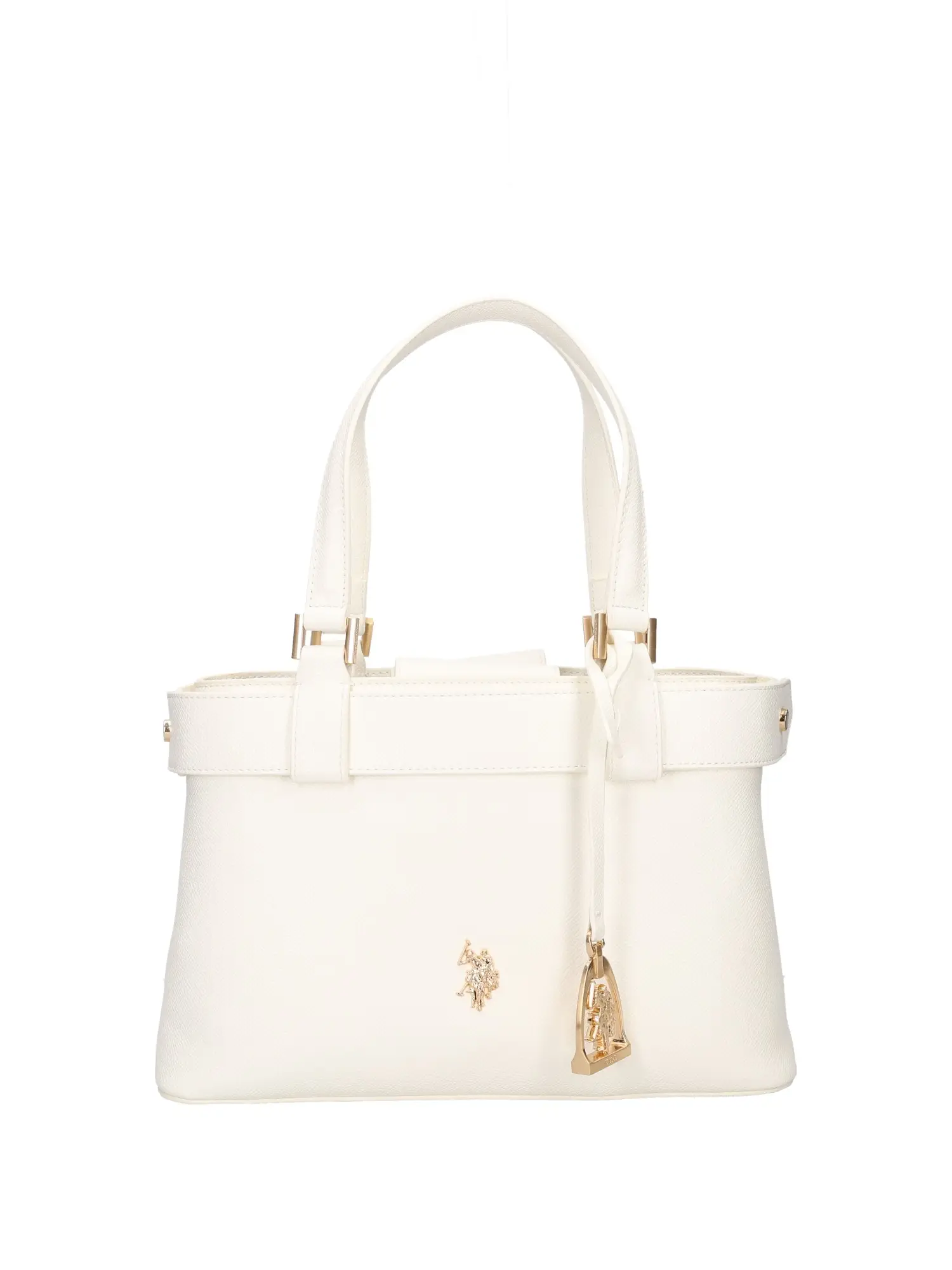 BORSA A SPALLA DONNA - US POLO ASSN. - BEUJE8665WVP - BIANCO, UNICA