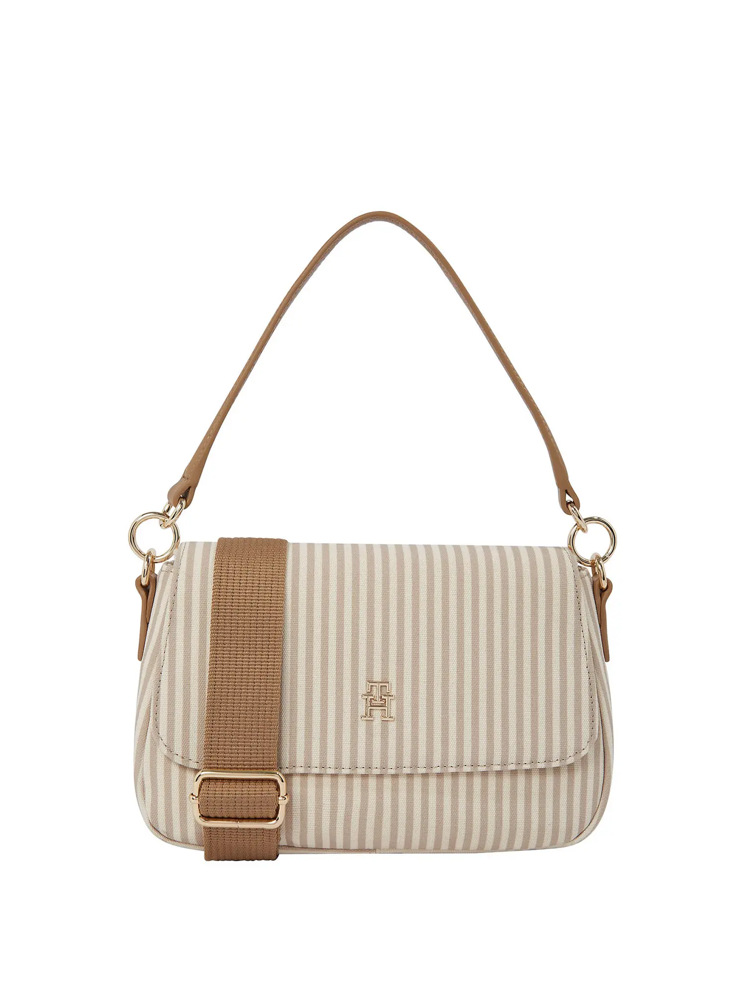 TRACOLLA DONNA - TOMMY HILFIGER - AW0AW17166 - BEIGE, UNICA