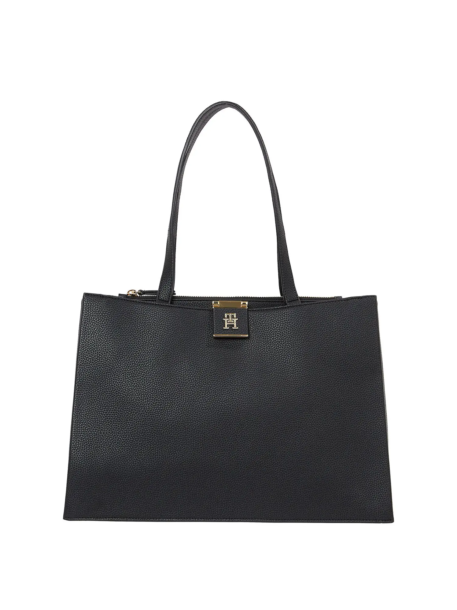 TOTE DONNA - TOMMY HILFIGER - AW0AW17191 - NERO, UNICA