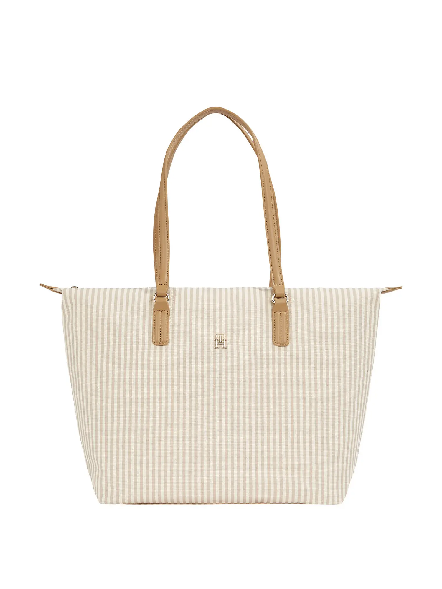 TOTE DONNA - TOMMY HILFIGER - AW0AW17203 - BEIGE, UNICA