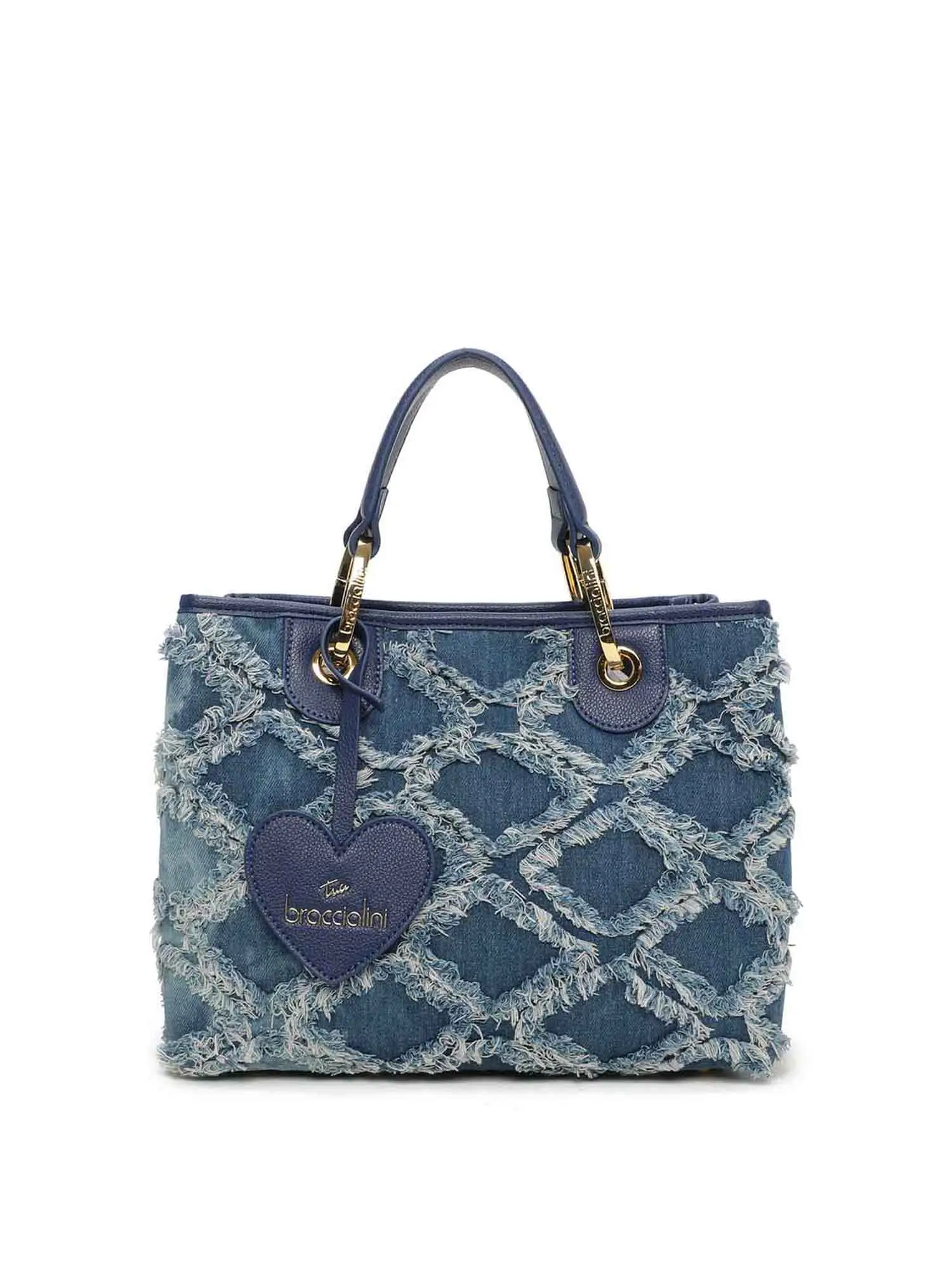 BORSA A MANO DONNA - BRACCIALINI - B18461-TY - BLU, UNICA