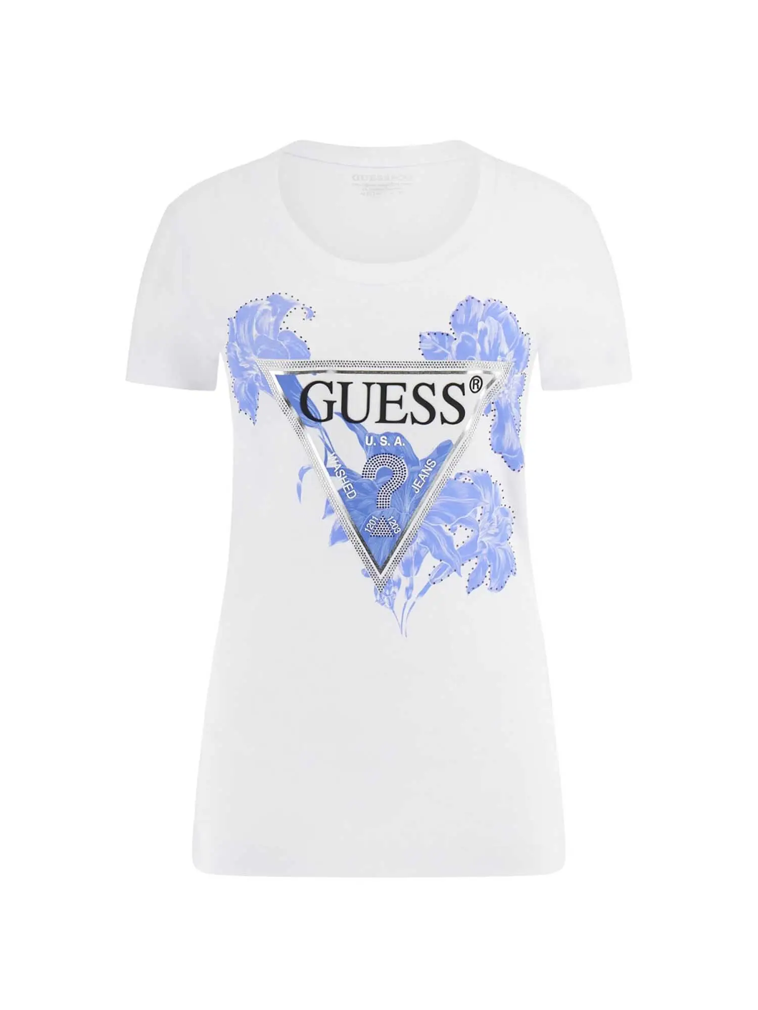 T-SHIRT DONNA - GUESS APPAREL - W5GI08 J1314 - BIANCO, L