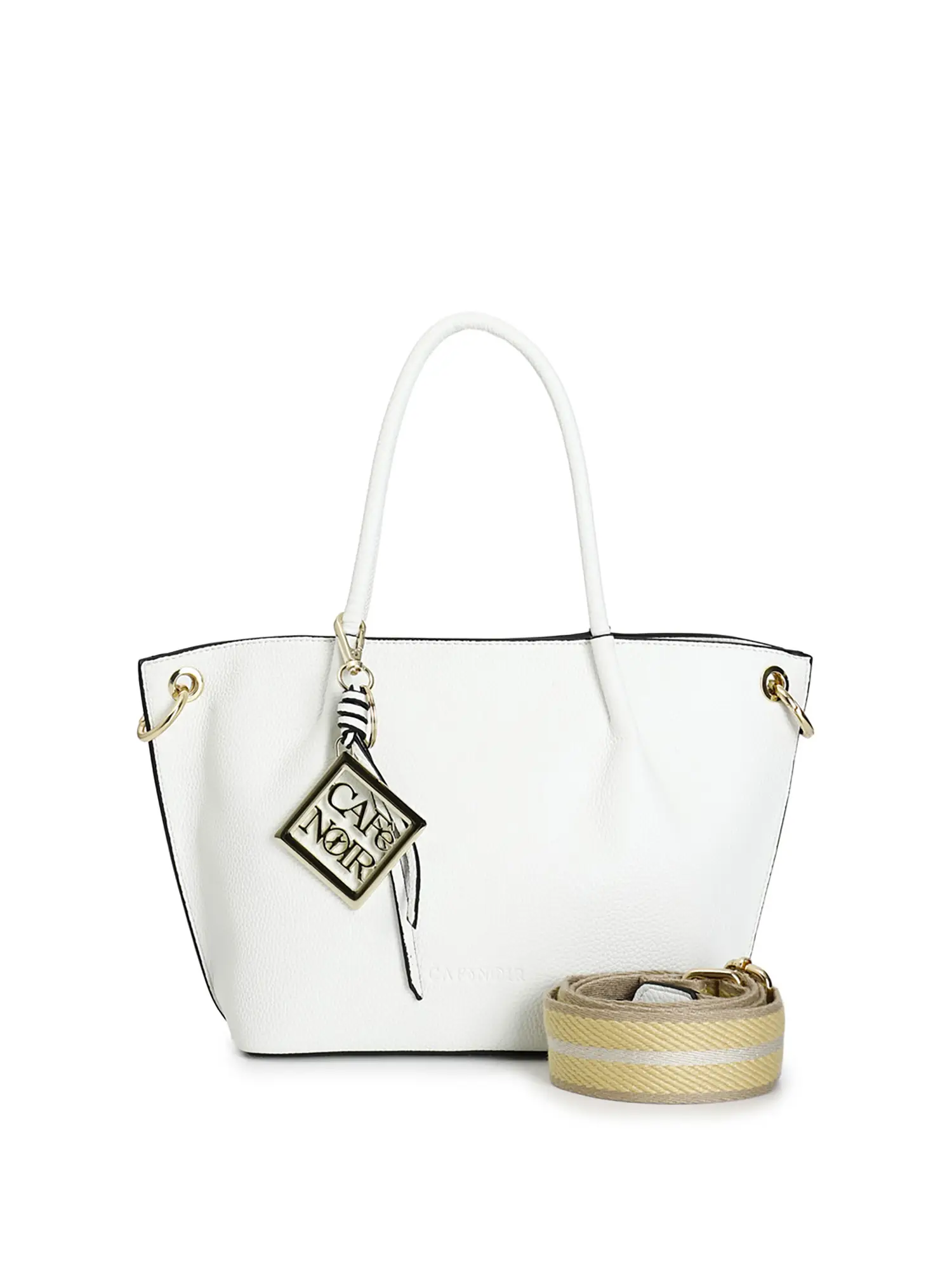 TOTE DONNA - CAFE NOIR - C3YE0807 - BIANCO, UNICA