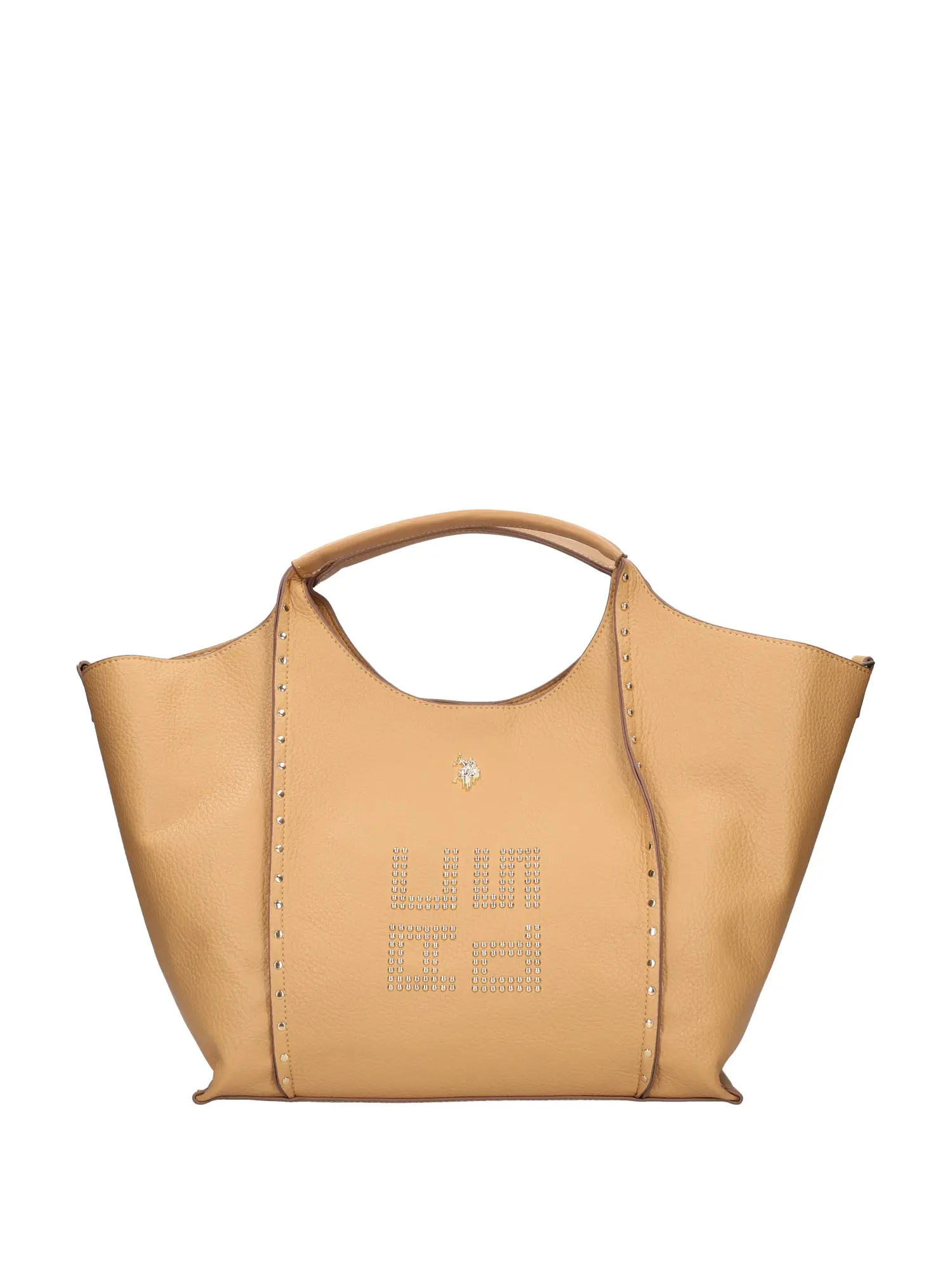 BORSA A MANO DONNA - US POLO ASSN. - BEU6S8602WVP - CAMEL, UNICA