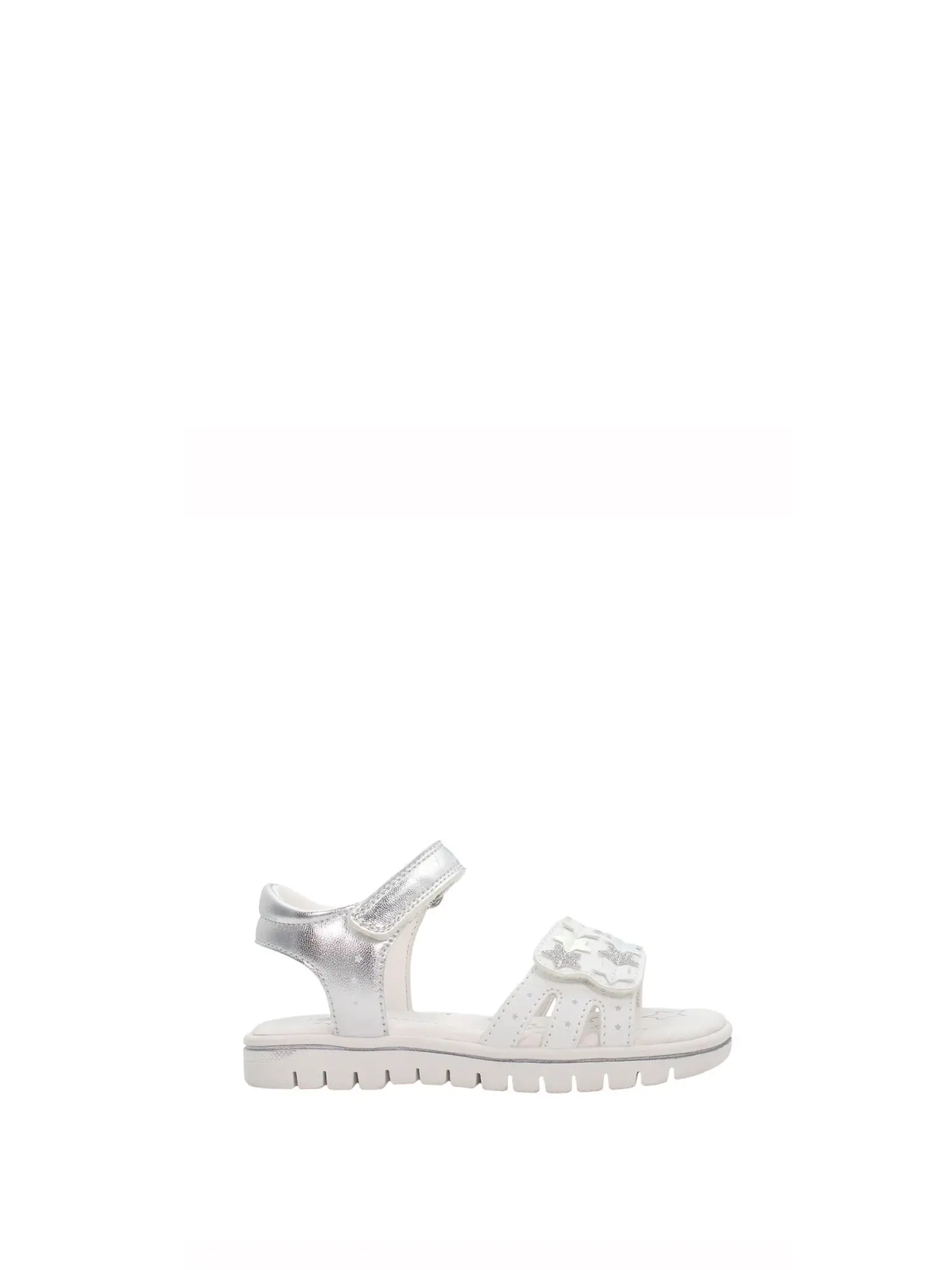 SANDALO RAGAZZA - LUMBERJACK - SG41906-022 U09 - BIANCO/ARGENTO, 35