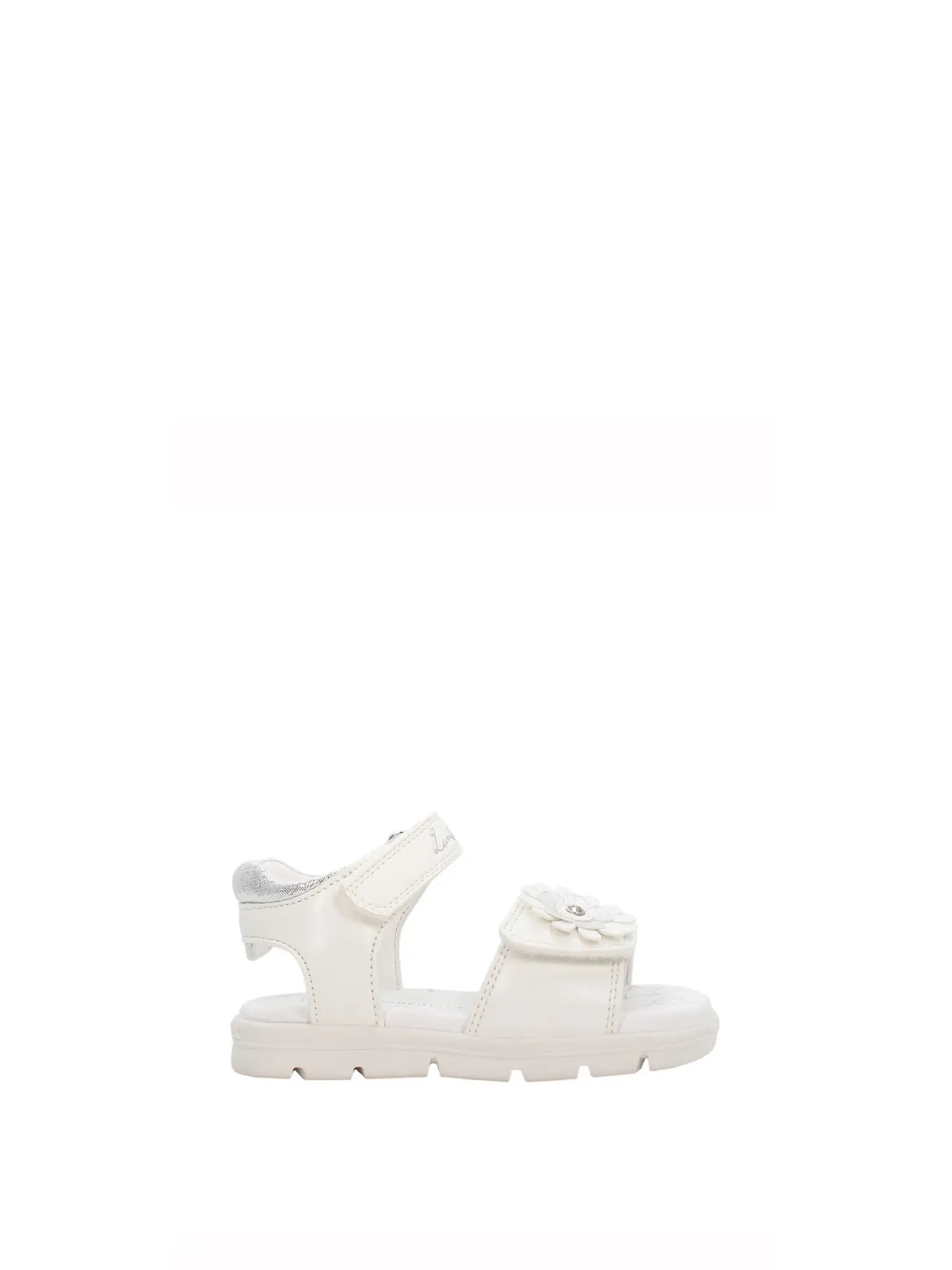 SANDALO BAMBINA - LUMBERJACK - SG78406-018 O85 - BIANCO/ARGENTO, 20