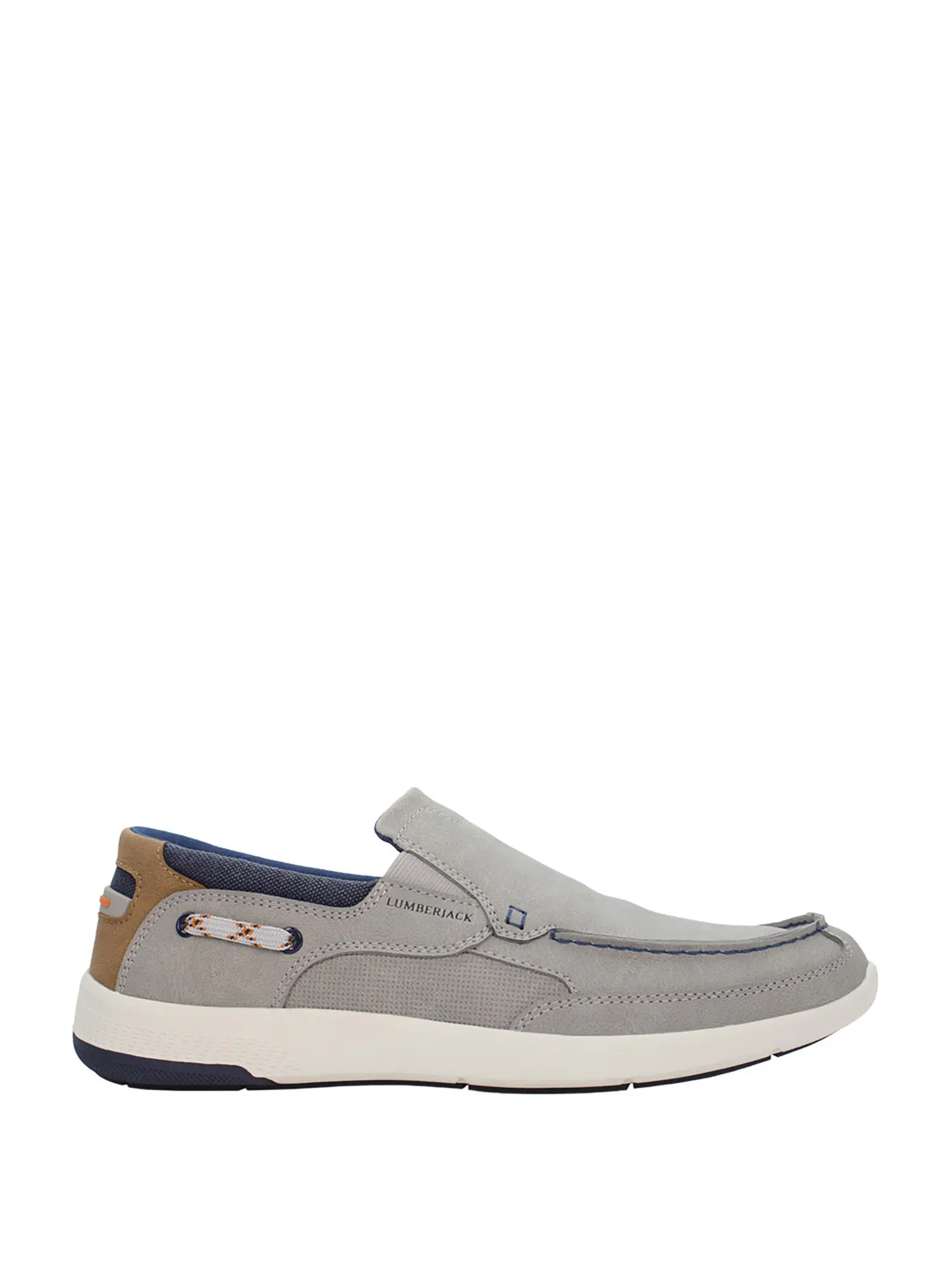SLIP ON UOMO - LUMBERJACK - SMM3402-001 S03 - GRIGIO, 40