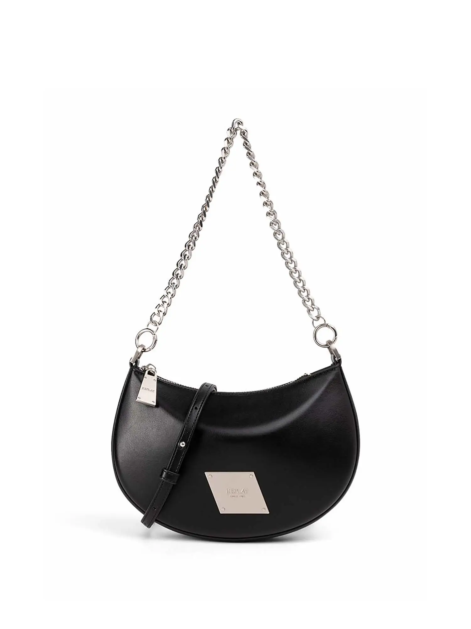 BORSA A SPALLA DONNA - REPLAY - FW3704.000.A0015 - NERO, UNICA