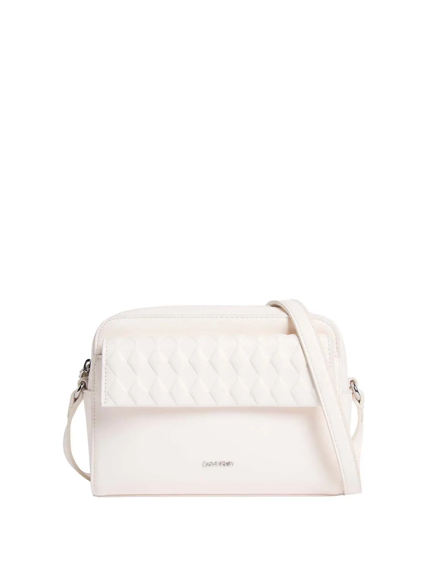 TRACOLLA DONNA - CALVIN KLEIN - K60K613108 - BIANCO, UNICA