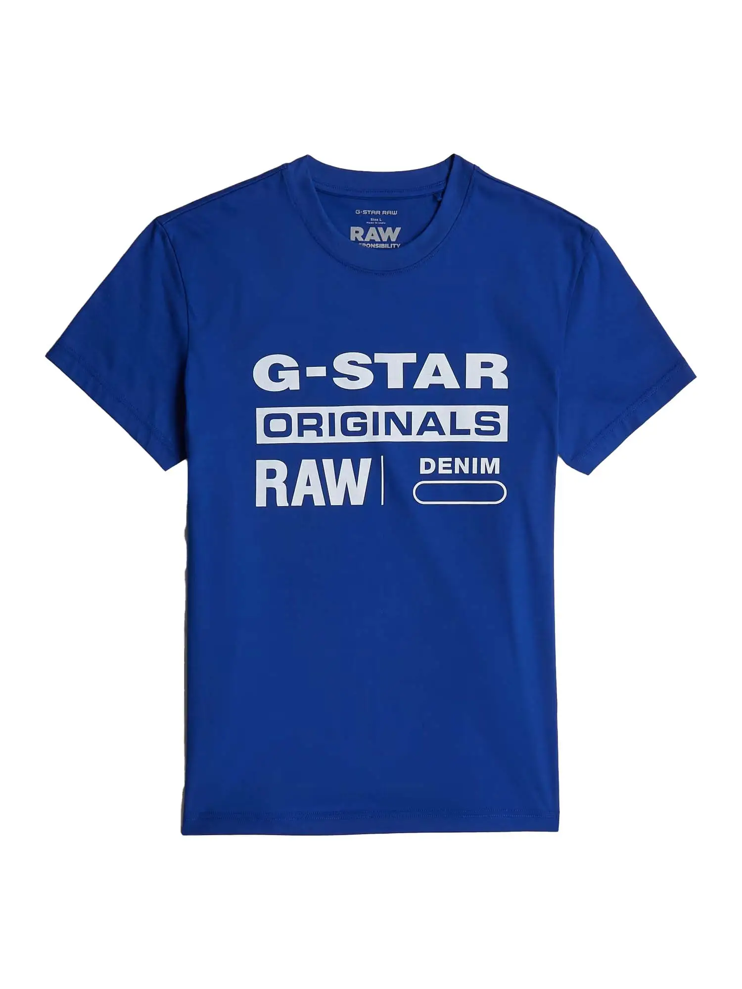 T-SHIRT UOMO - G-STAR - D25969-C506 - BLU, XL