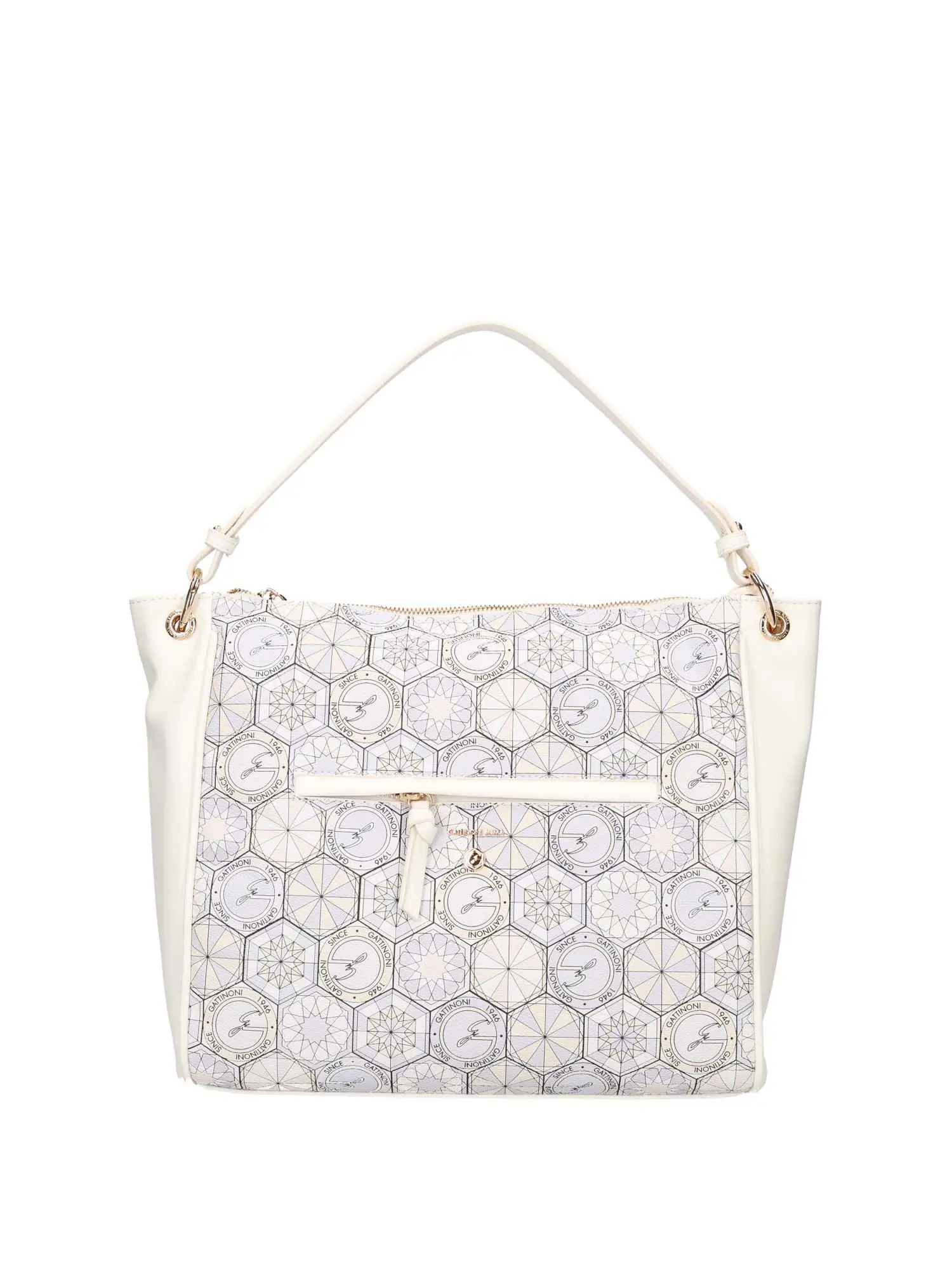 HOBO DONNA - GATTINONI ROMA - BINTD8393WZT - BIANCO, UNICA