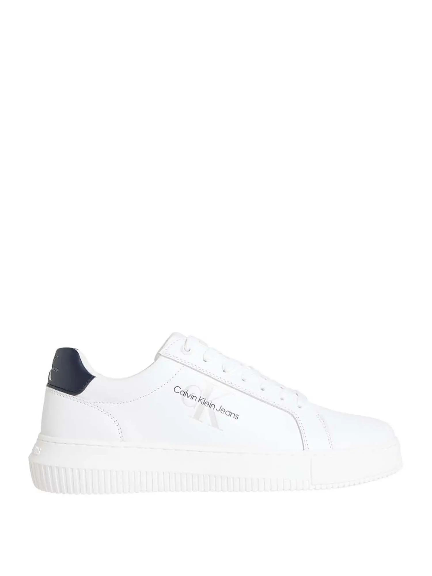 SNEAKERS UOMO - CALVIN KLEIN - YM0YM00681 - BIANCO/NAVY, 43