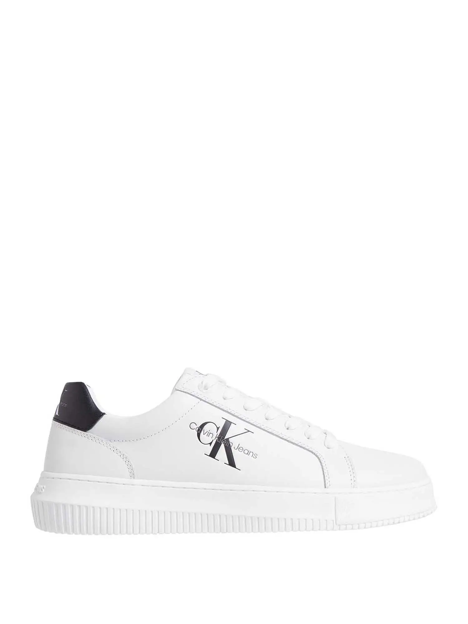 SNEAKERS UOMO - CALVIN KLEIN - YM0YM00681 - BIANCO/NERO, 43