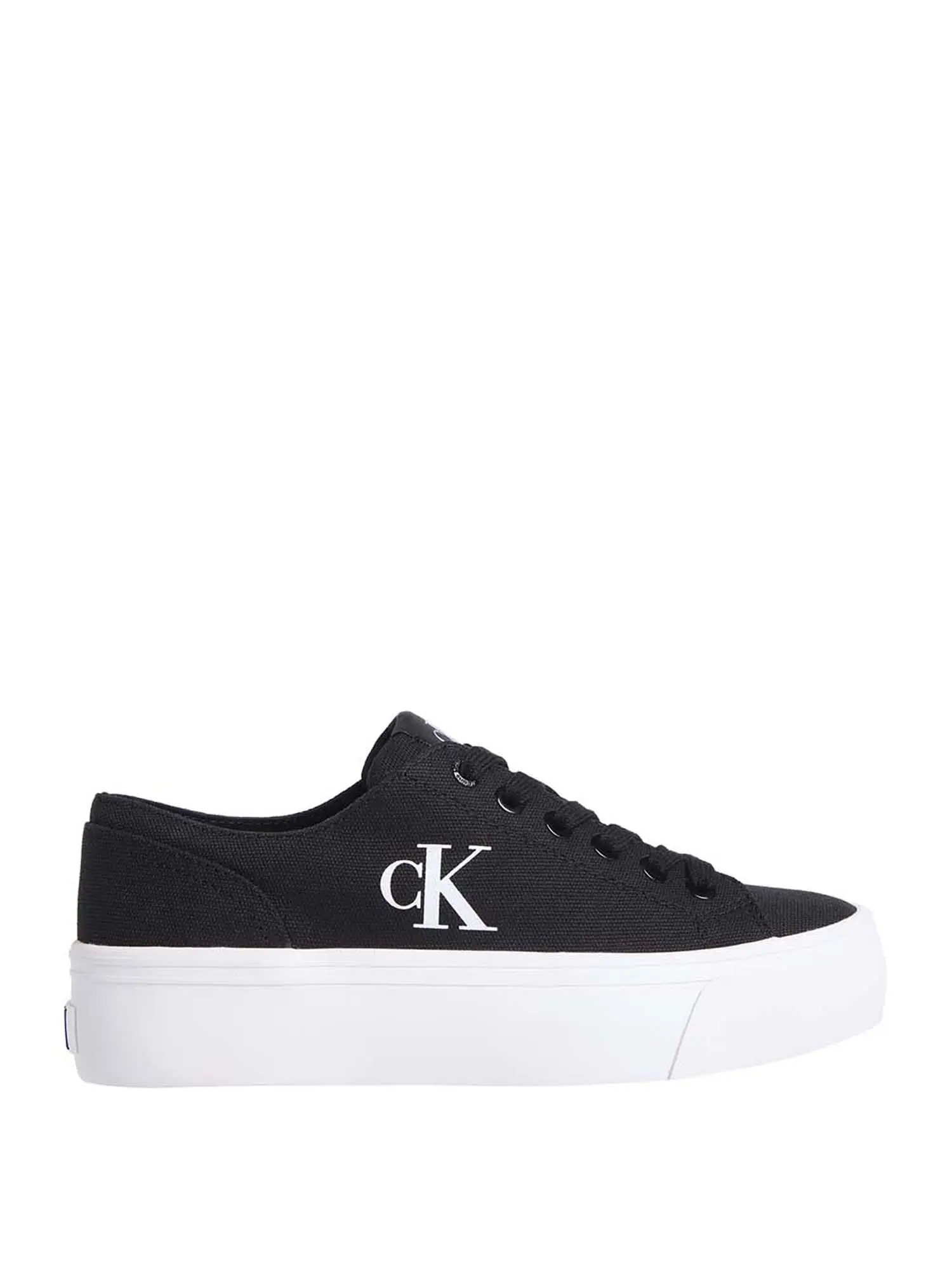 SNEAKERS DONNA - CALVIN KLEIN - YW0YW01763 - NERO/BIANCO, 39
