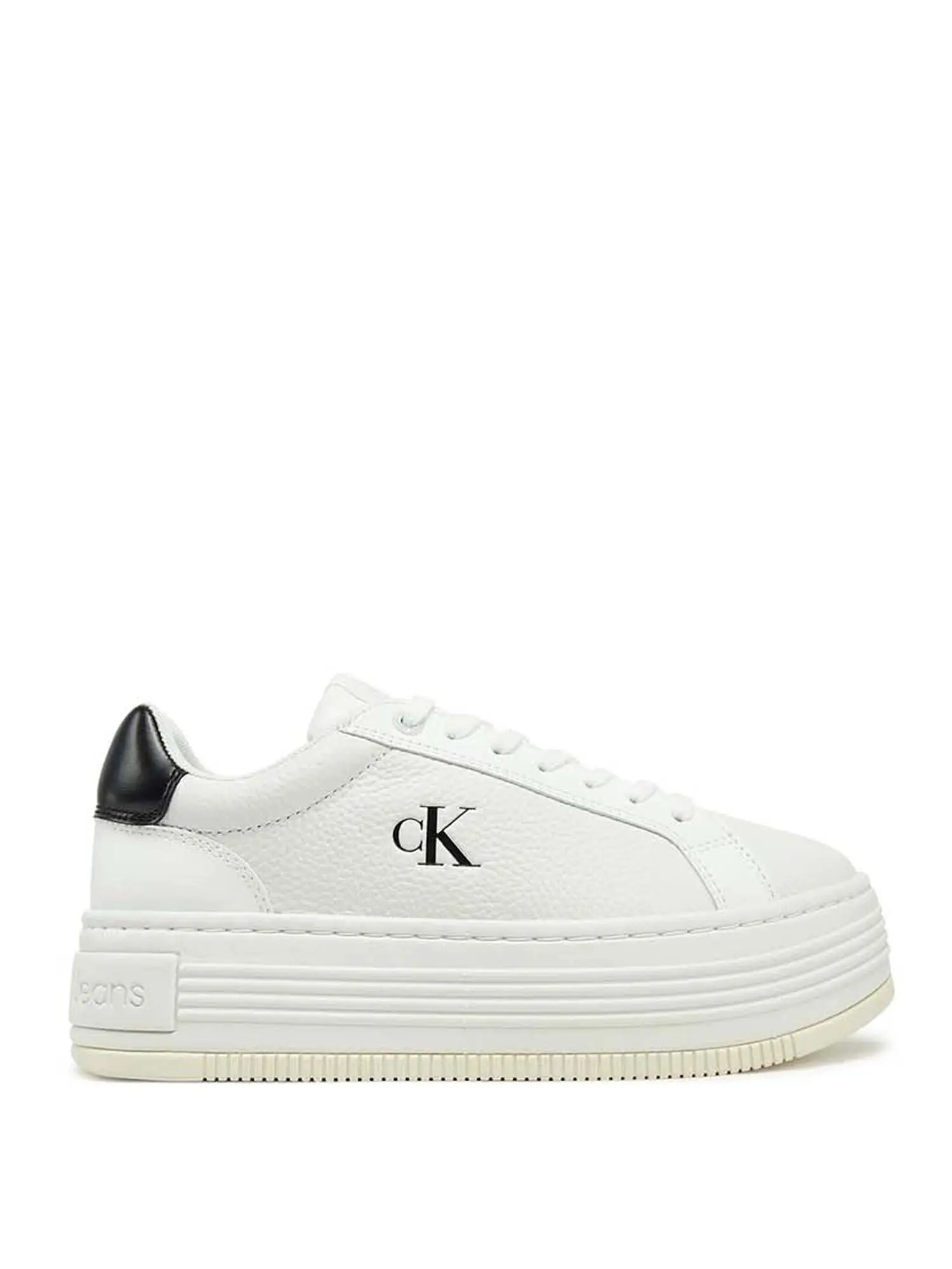 SNEAKERS DONNA - CALVIN KLEIN - YW0YW01766 - BIANCO/NERO, 39