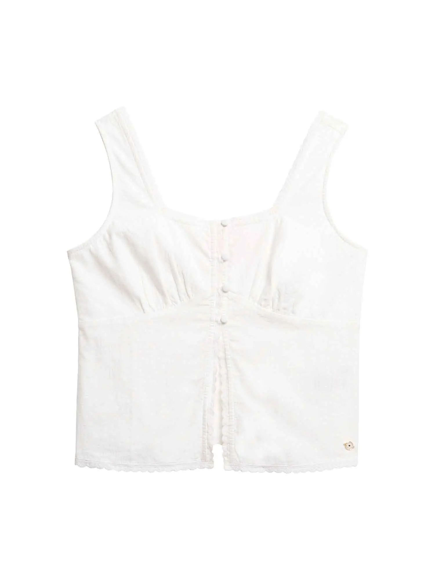TOP DONNA - SUPERDRY - W6012019A - BIANCO, XXS