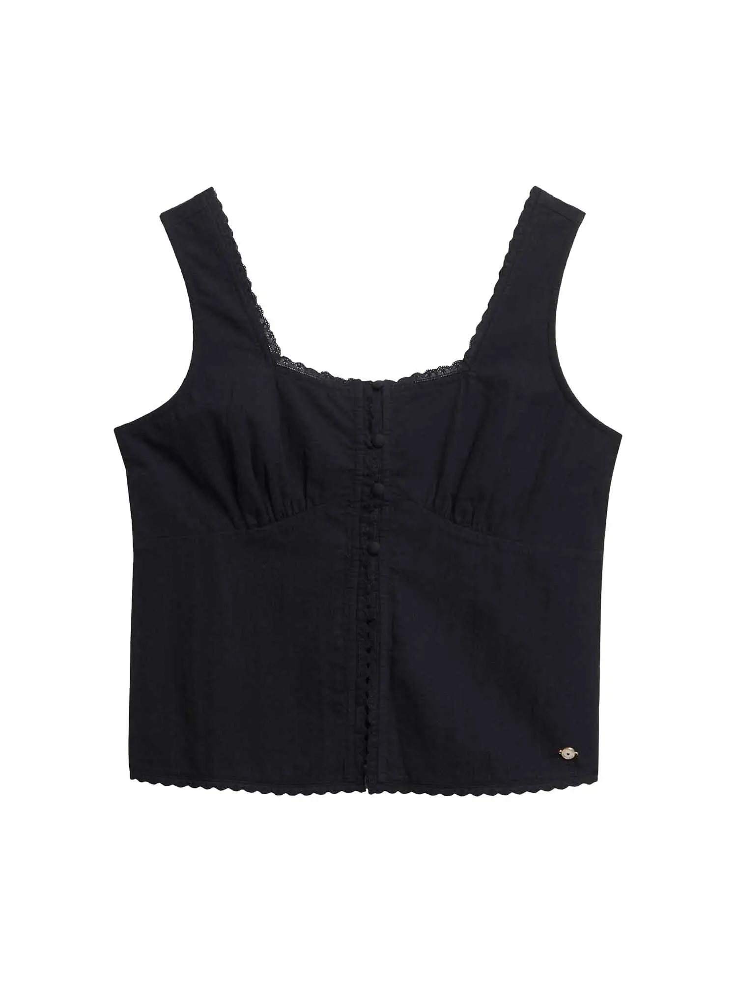 TOP DONNA - SUPERDRY - W6012019A - NERO, XS