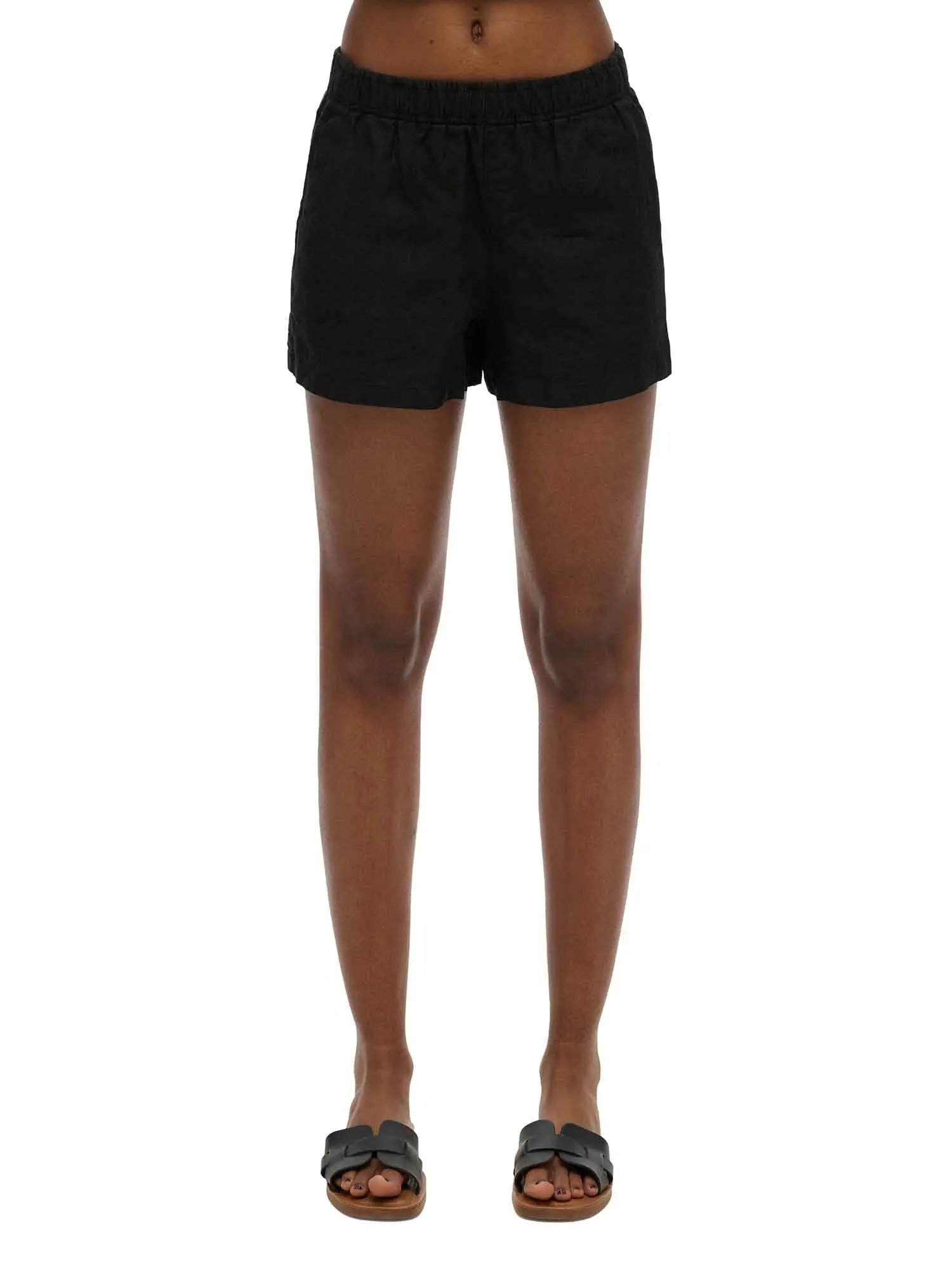 SHORT DONNA - SUPERDRY - W7110450A - NERO, S