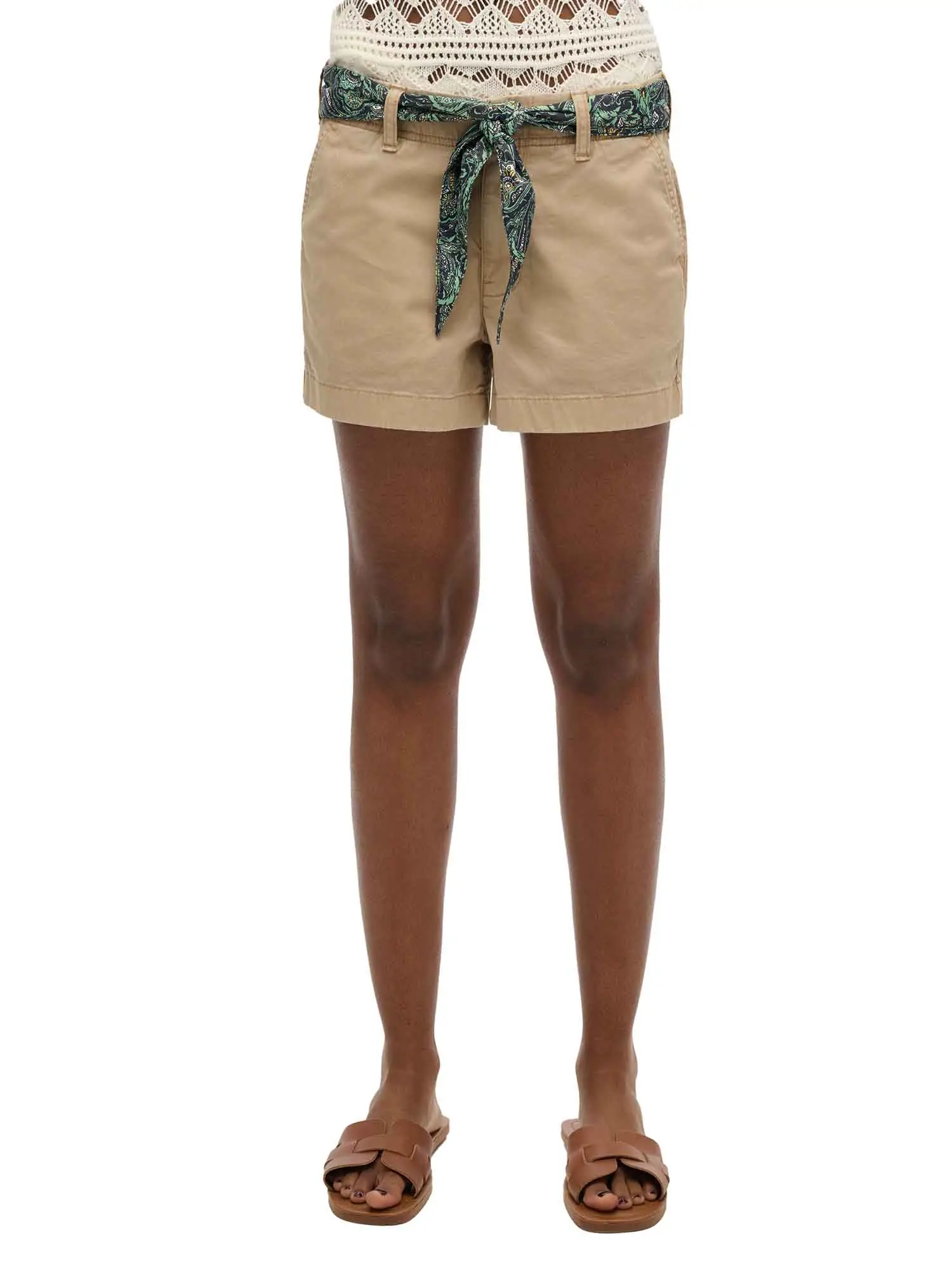SHORT DONNA - SUPERDRY - W7110454A - TAUPE, XXS