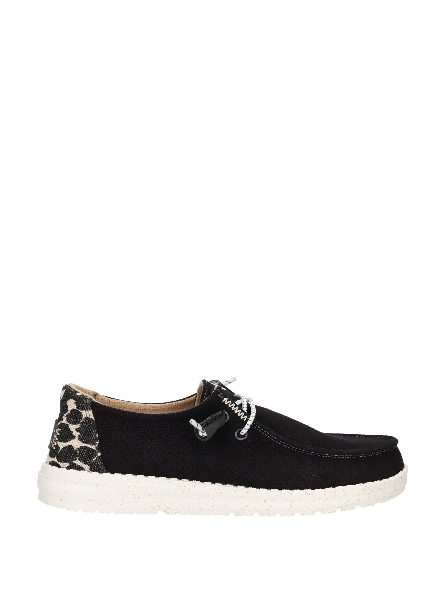SLIP ON DONNA - HEY DUDE - HD.40735 - NERO/BEIGE, 39