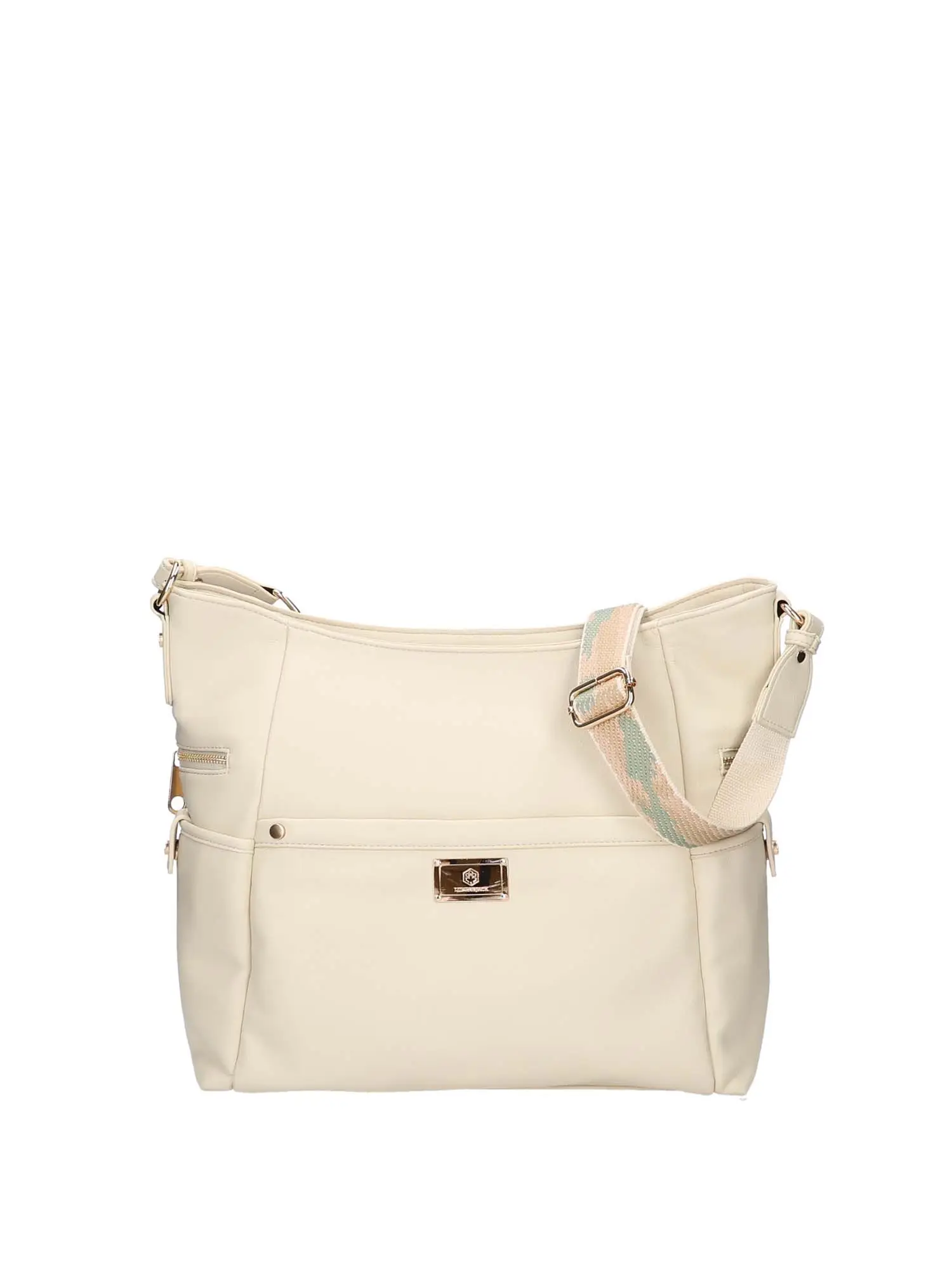 BORSA A SPALLA DONNA - LUMBERJACK - LKP03WBA0503 - BIANCO, UNICA