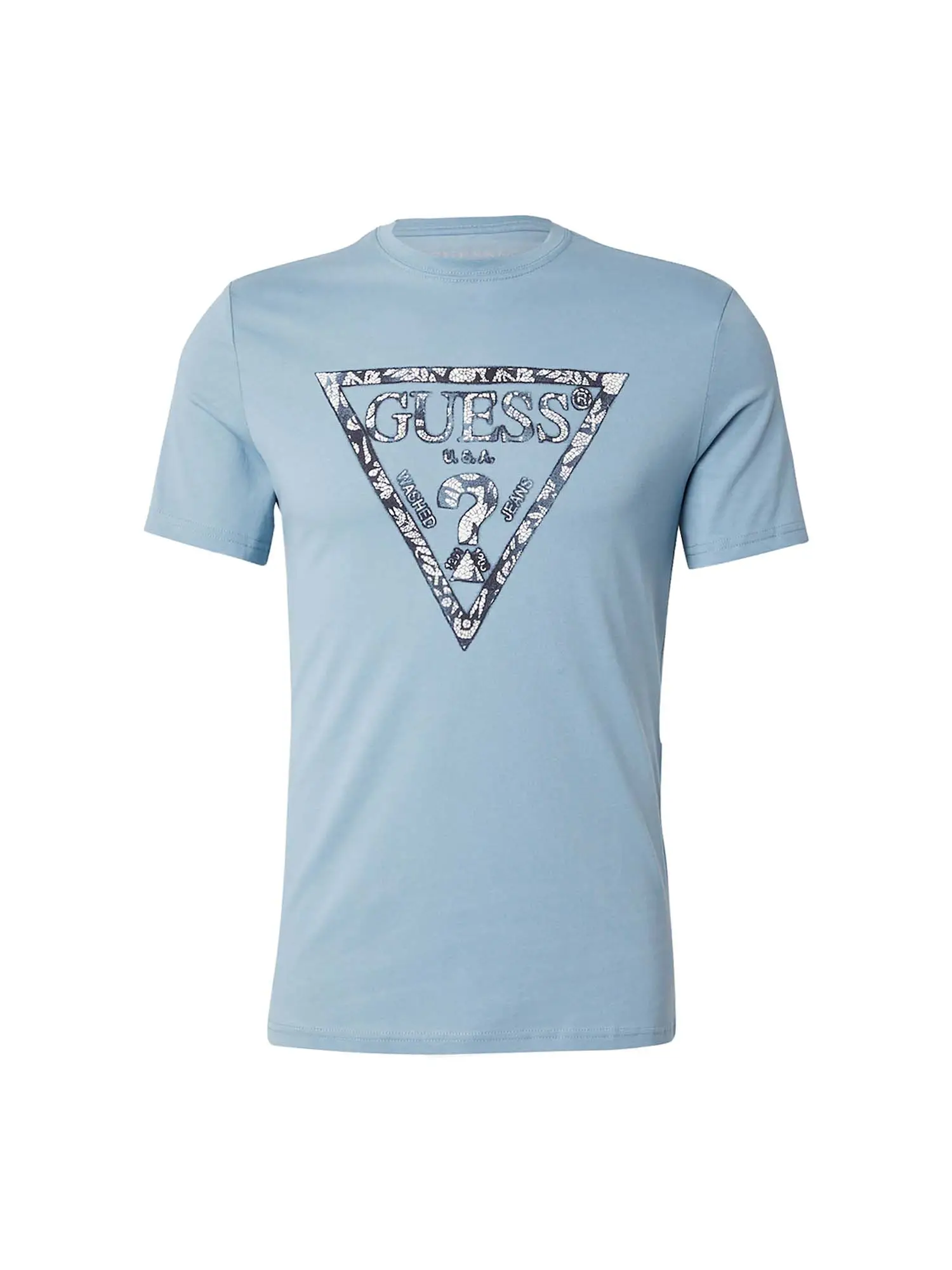 T-SHIRT UOMO - GUESS APPAREL - M5GI06 I3Z14 - AZZURRO, XXL