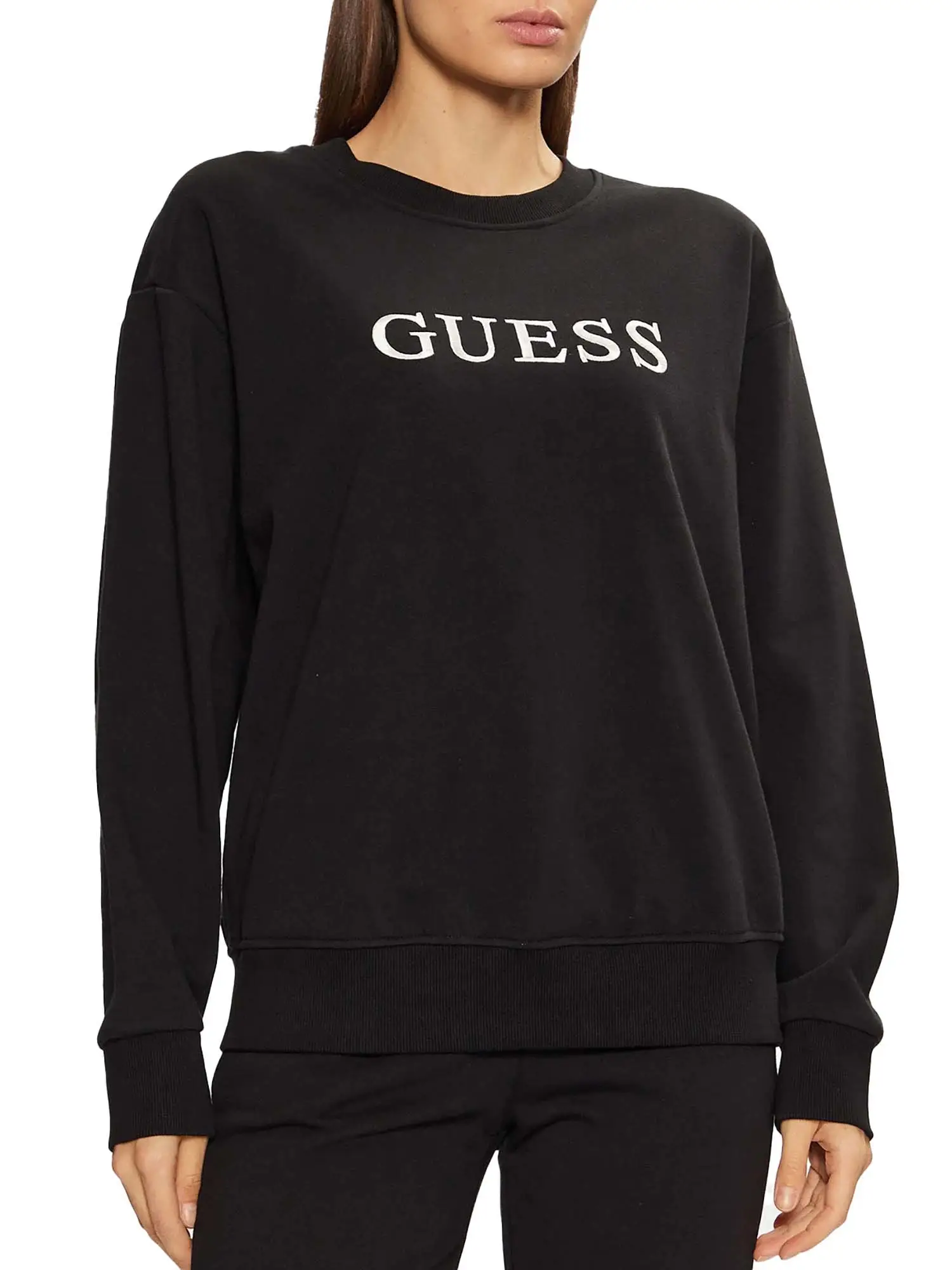 FELPA DONNA - GUESS UNDERWEAR - O5RQ03 KCO31 - NERO, XS