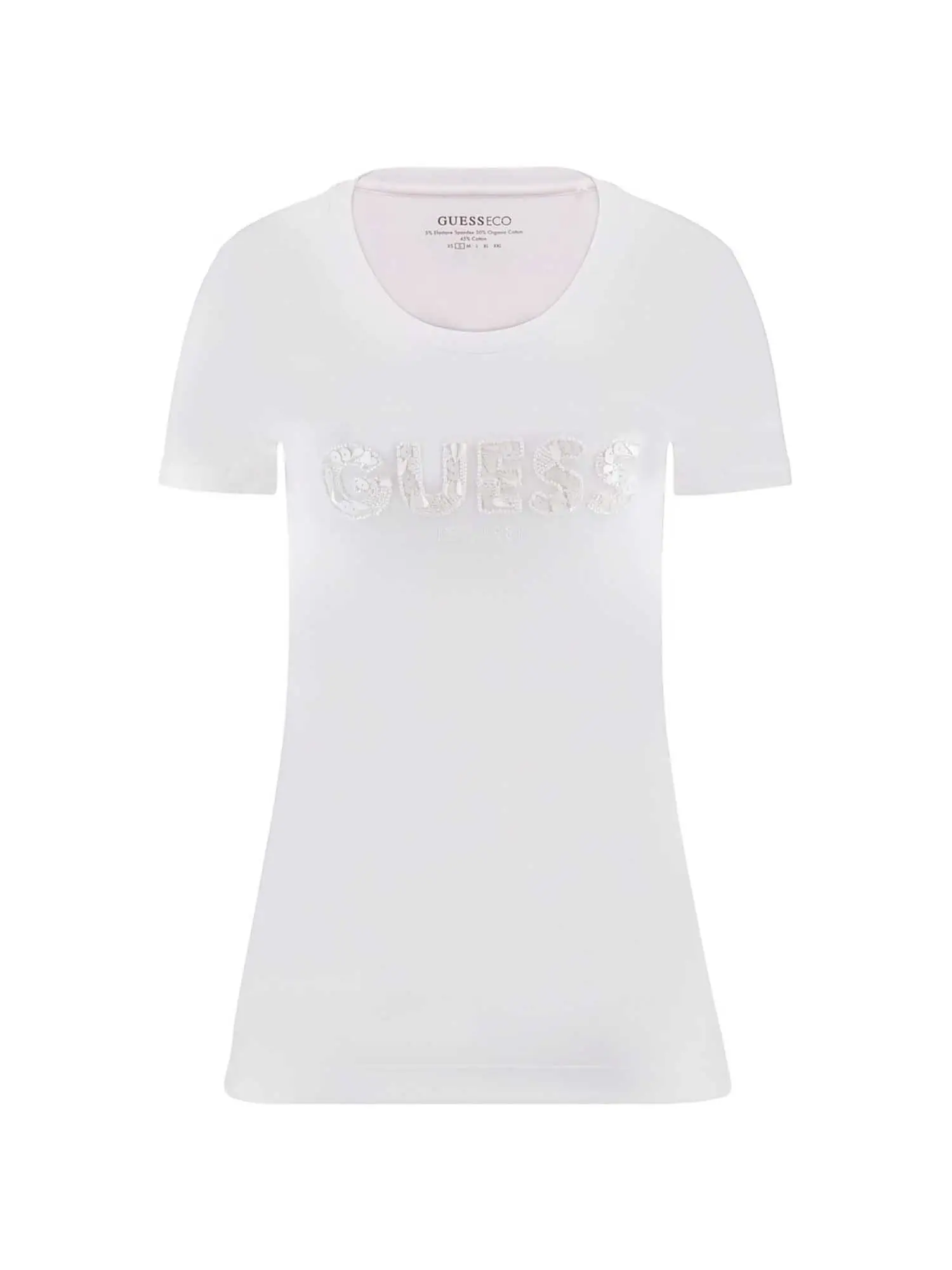 T-SHIRT DONNA - GUESS APPAREL - W5GI17 J1314 - BIANCO, M