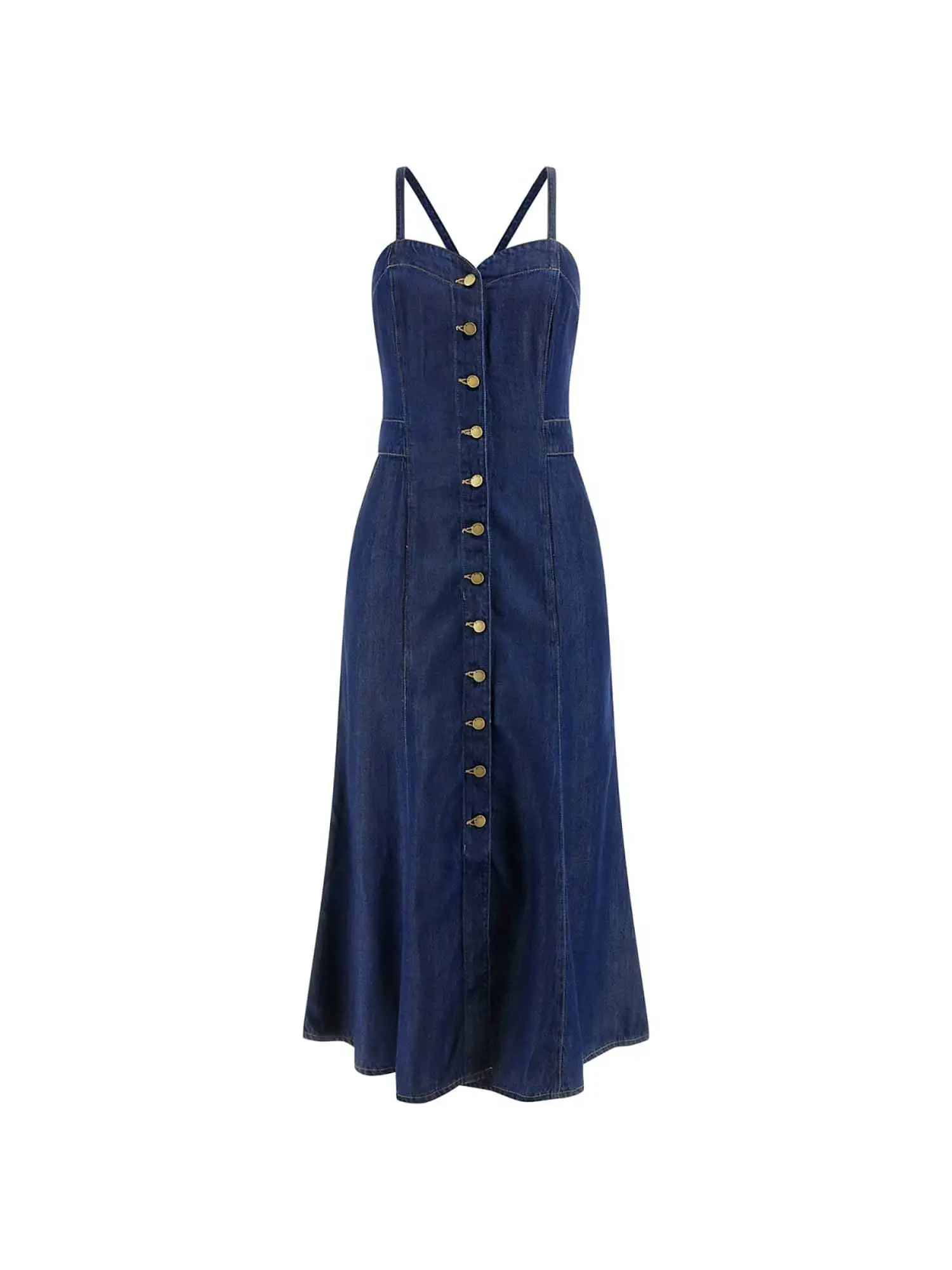 ABITO DONNA - GUESS APPAREL - W5GK43 D5N61 - BLU, M