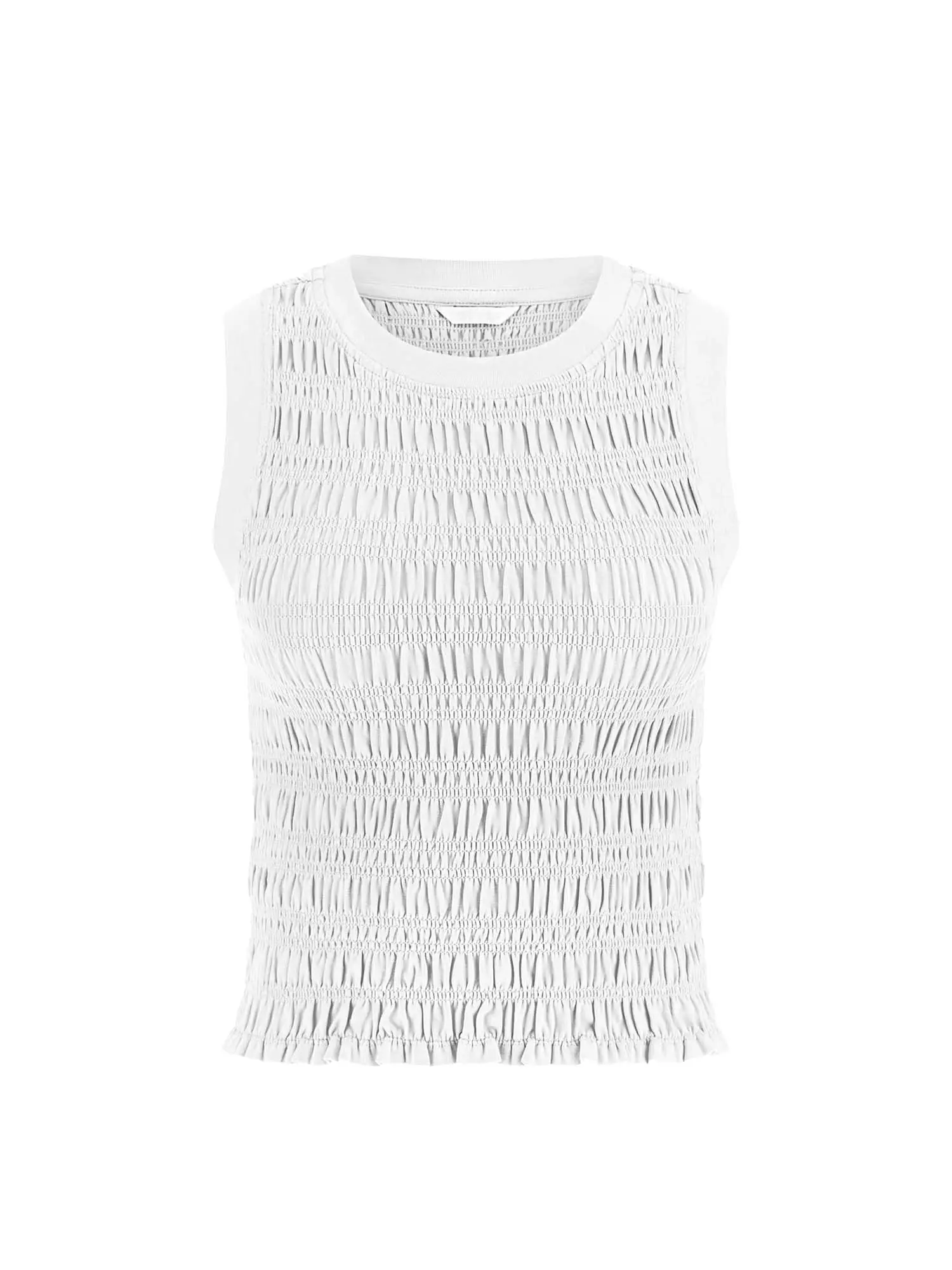 TOP DONNA - GUESS APPAREL - W5GP17 KCSA2 - BIANCO, L