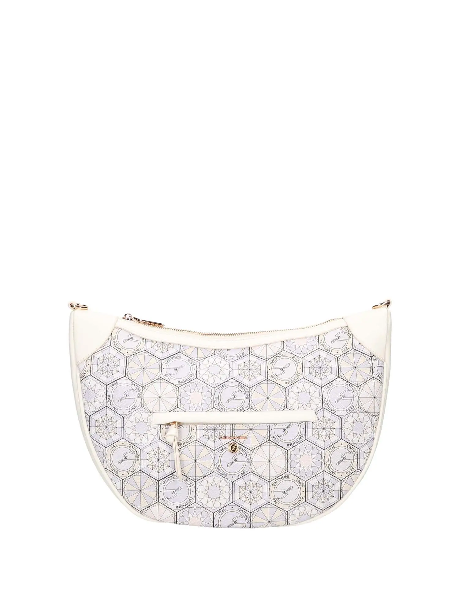 HOBO DONNA - GATTINONI ROMA - BENTD8618WZT - BIANCO, UNICA