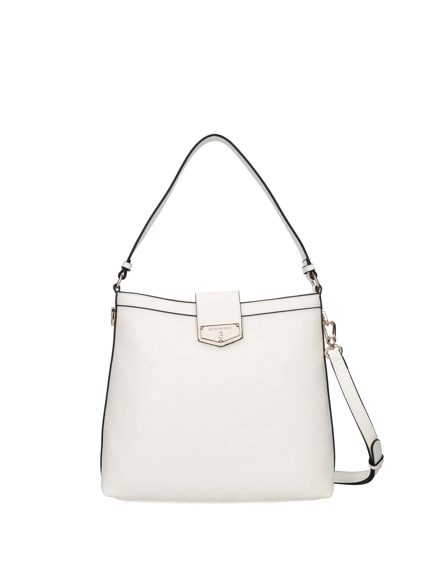 HOBO DONNA - GATTINONI ROMA - BINA18432WVP - BIANCO, UNICA