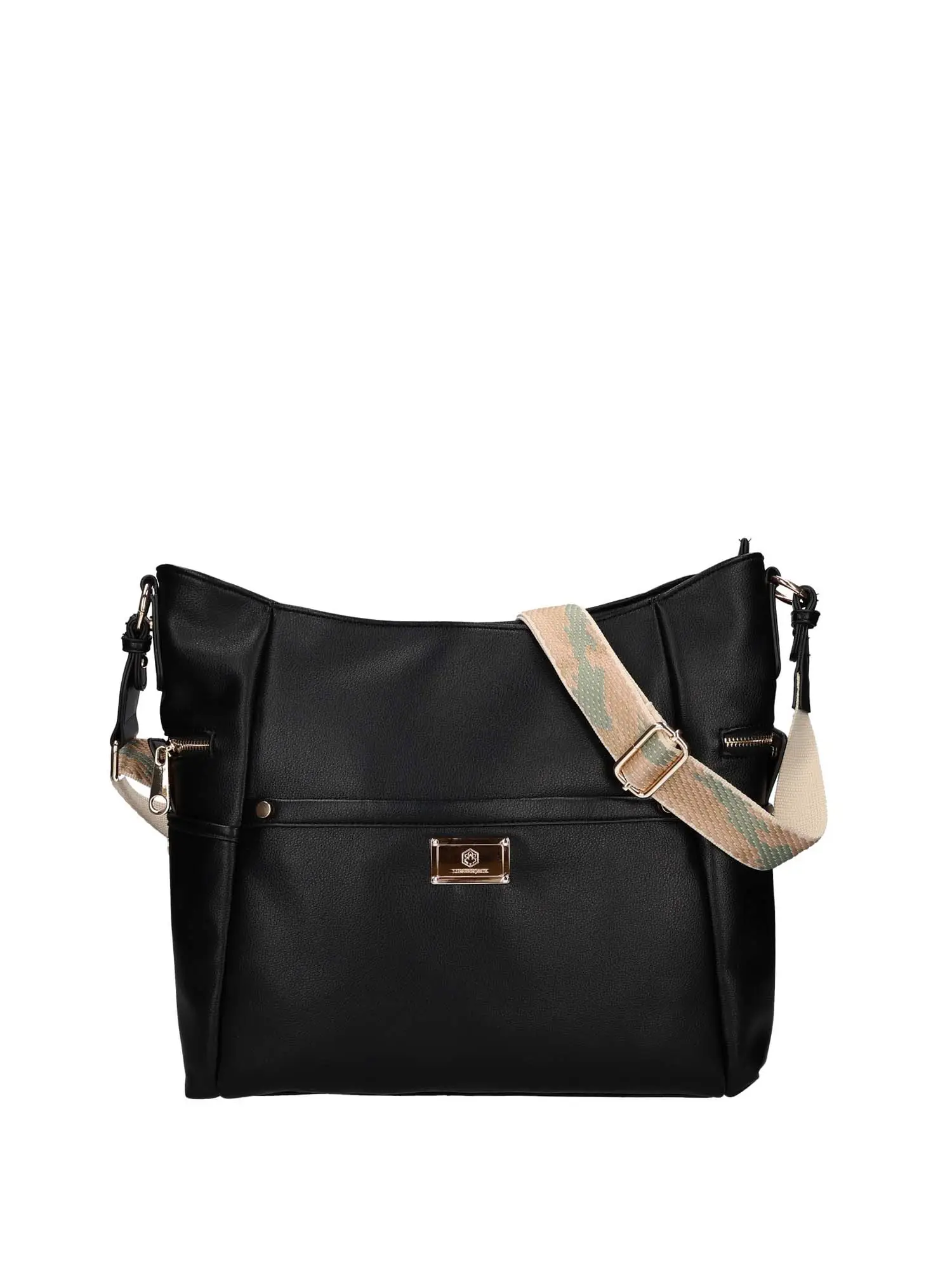 BORSA A SPALLA DONNA - LUMBERJACK - LKP03WBA0503 - NERO, UNICA