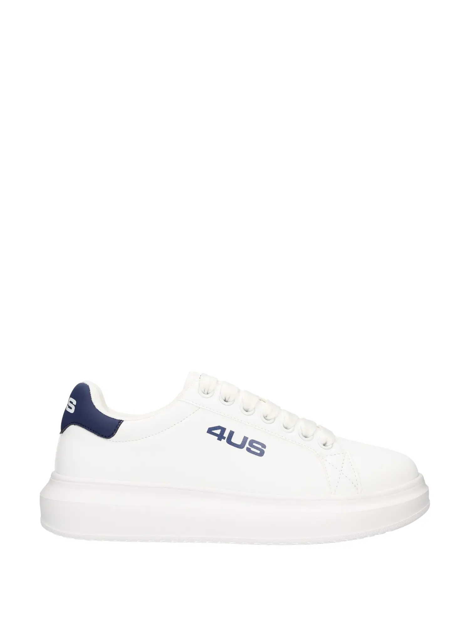 SNEAKERS UOMO - 4US - ADAM 100 - BIANCO/BLU, 41