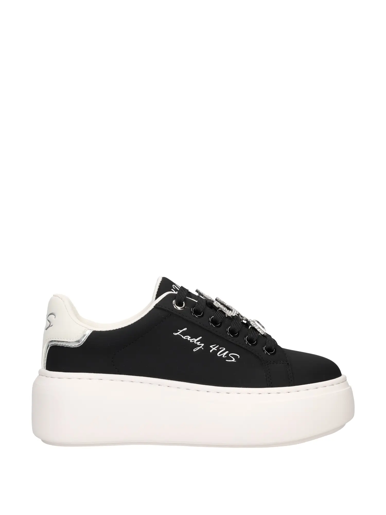 SNEAKERS DONNA - 4US - AFLAME 100 - NERO/BIANCO, 40