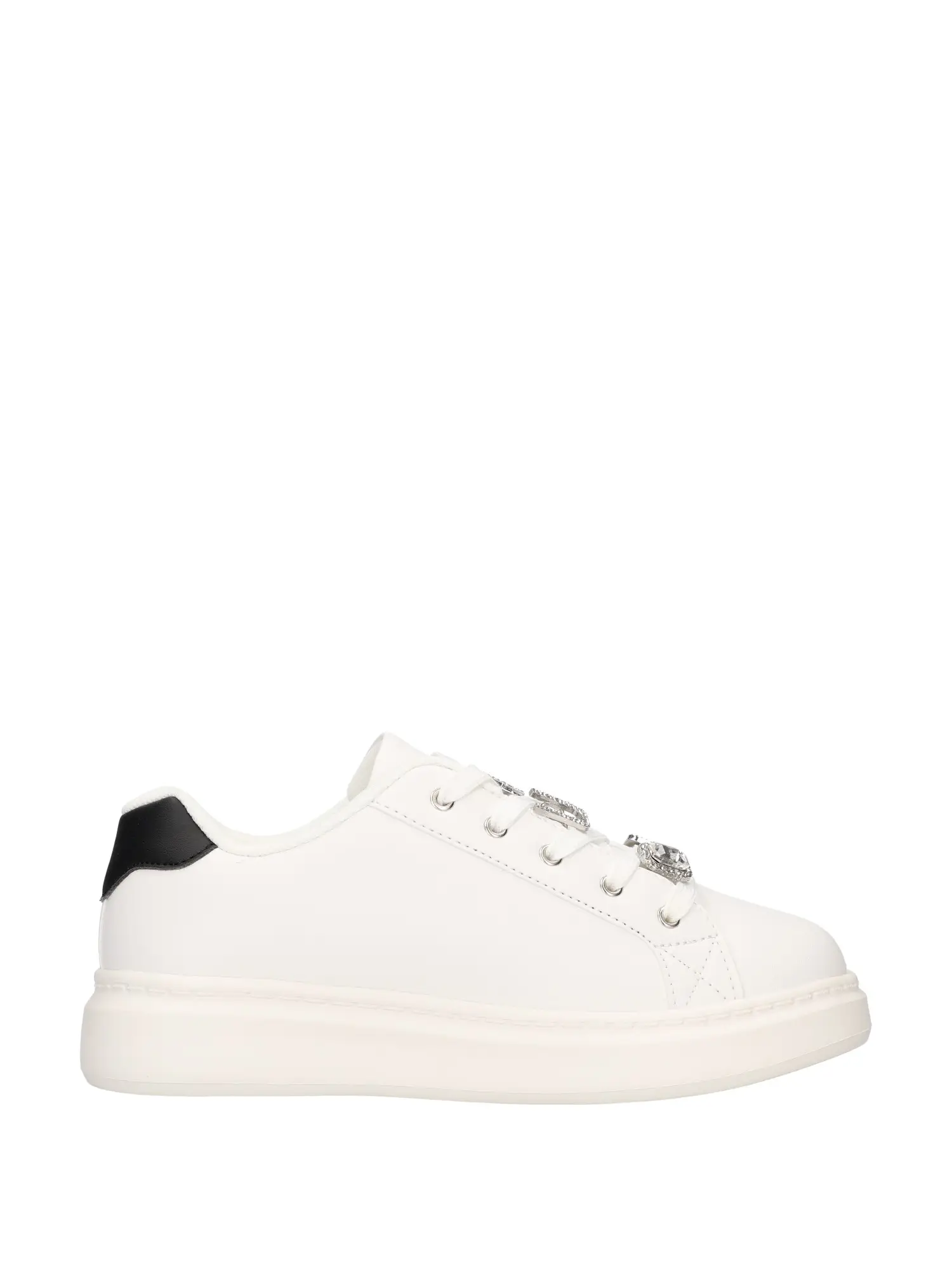 SNEAKERS RAGAZZA - 4US - VAIANA - BIANCO/NERO, 37