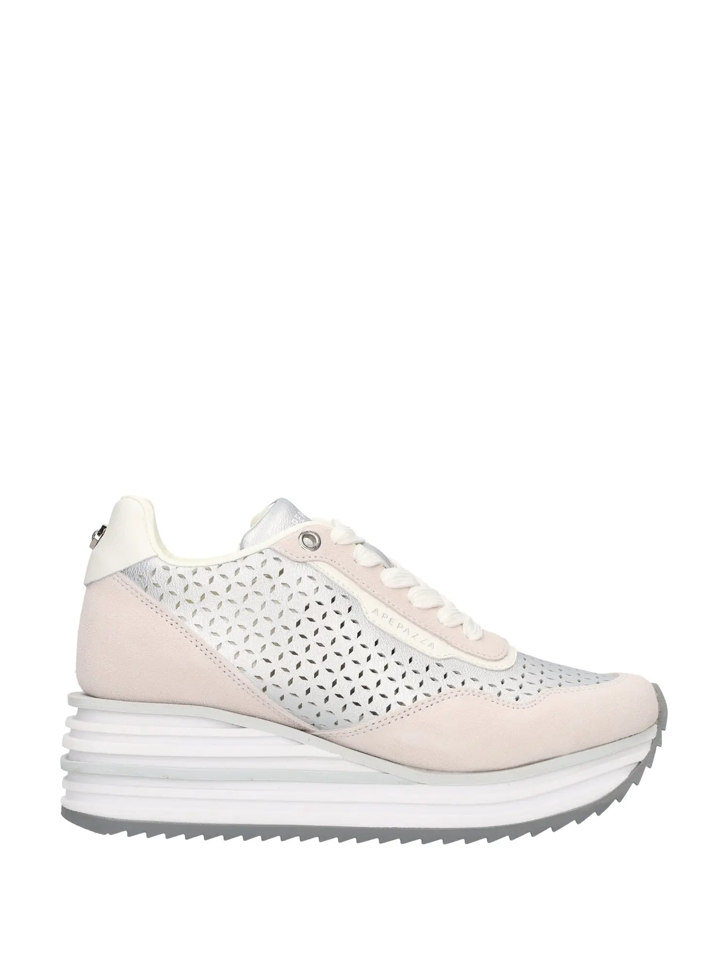 SNEAKERS DONNA - APE PAZZA - S5LYD01/PER - ARGENTO, 40