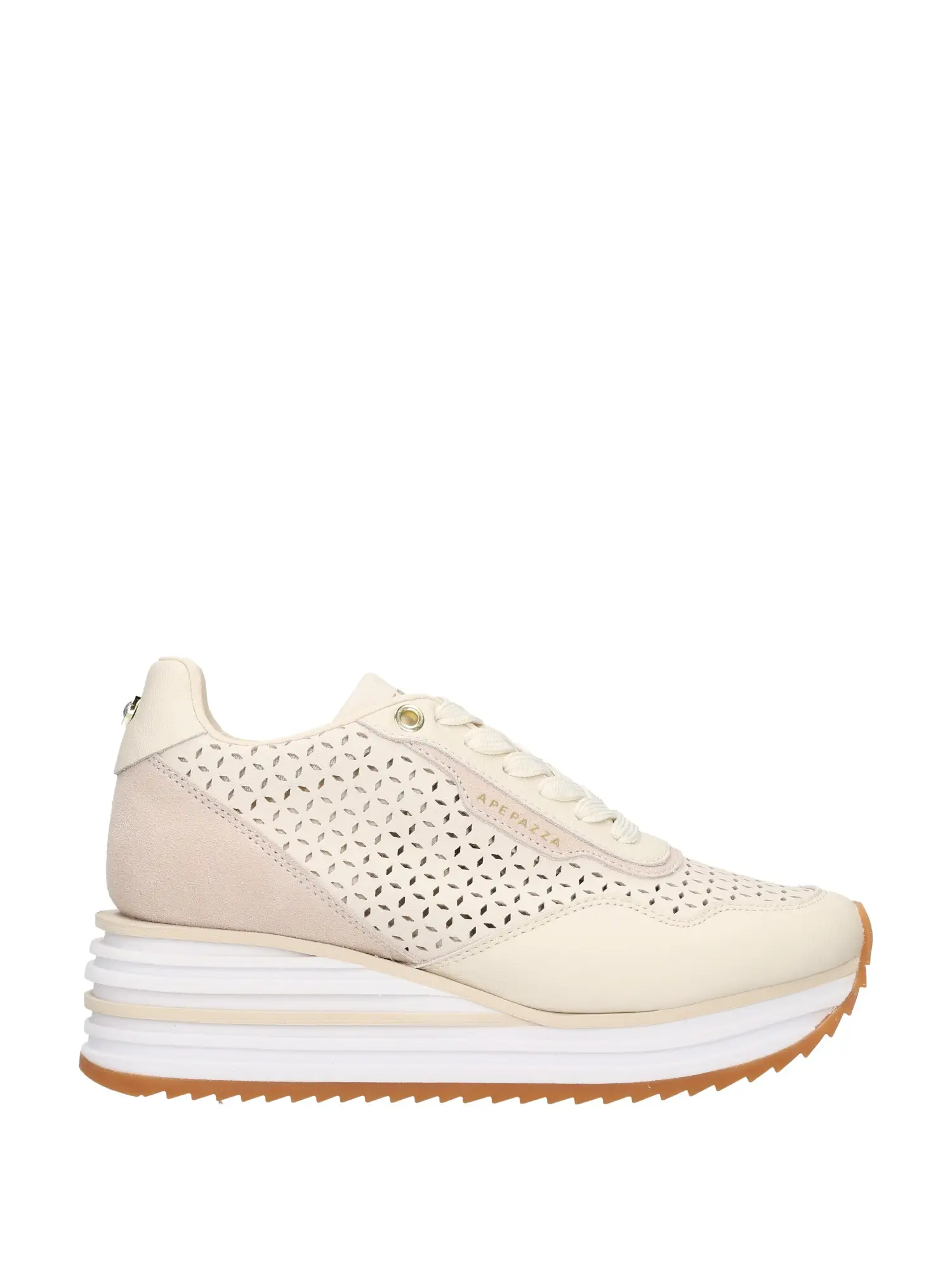 SNEAKERS DONNA - APE PAZZA - S5LYD01/PER - CREMA, 37