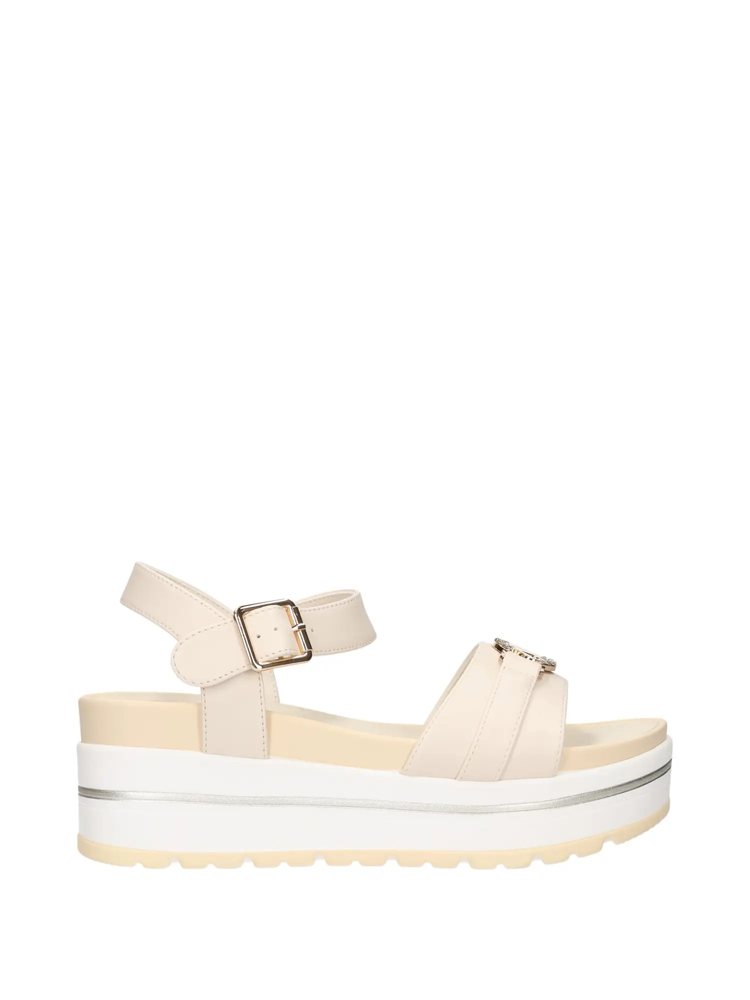SANDALO DONNA - SOLO SOPRANI - SOLO51SA 229 - BEIGE, 38