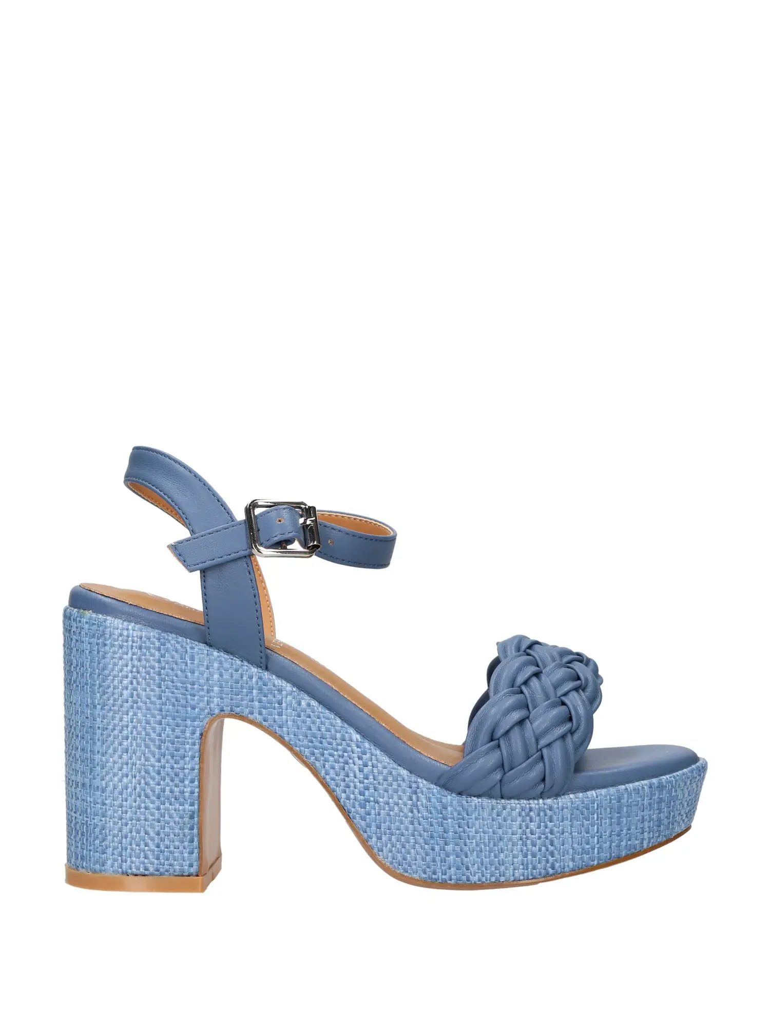 SANDALO DONNA - SOLO SOPRANI - SOLO51SA 318 - JEANS, 37