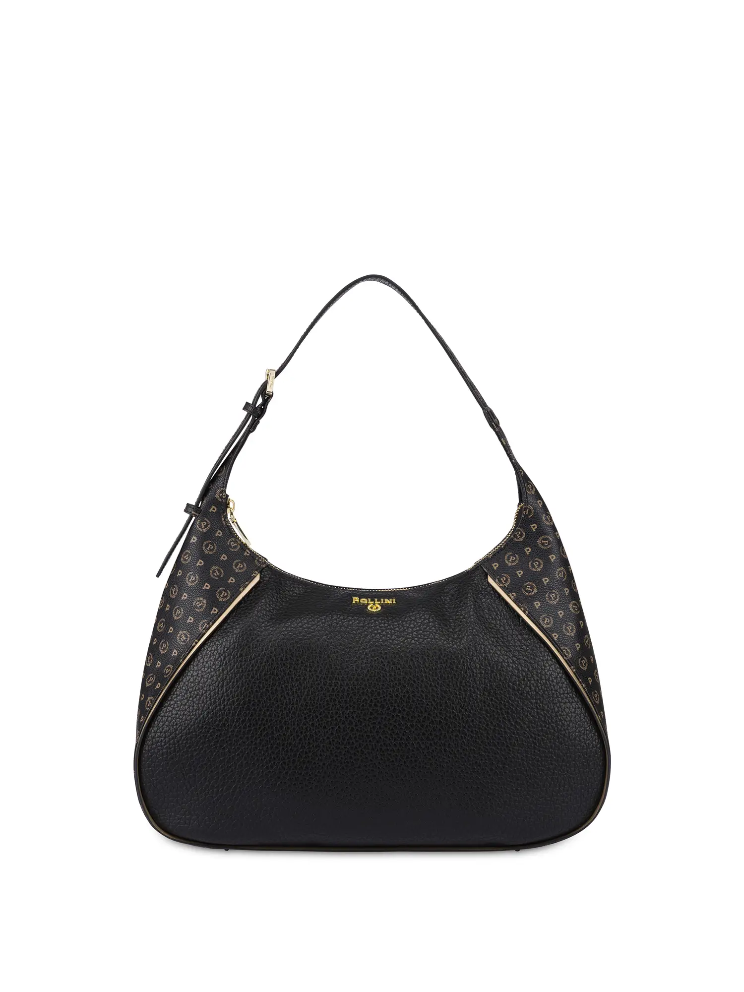 BORSA A SPALLA DONNA - POLLINI - SC4515PP0MSK3 - NERO/NERO, UNICA