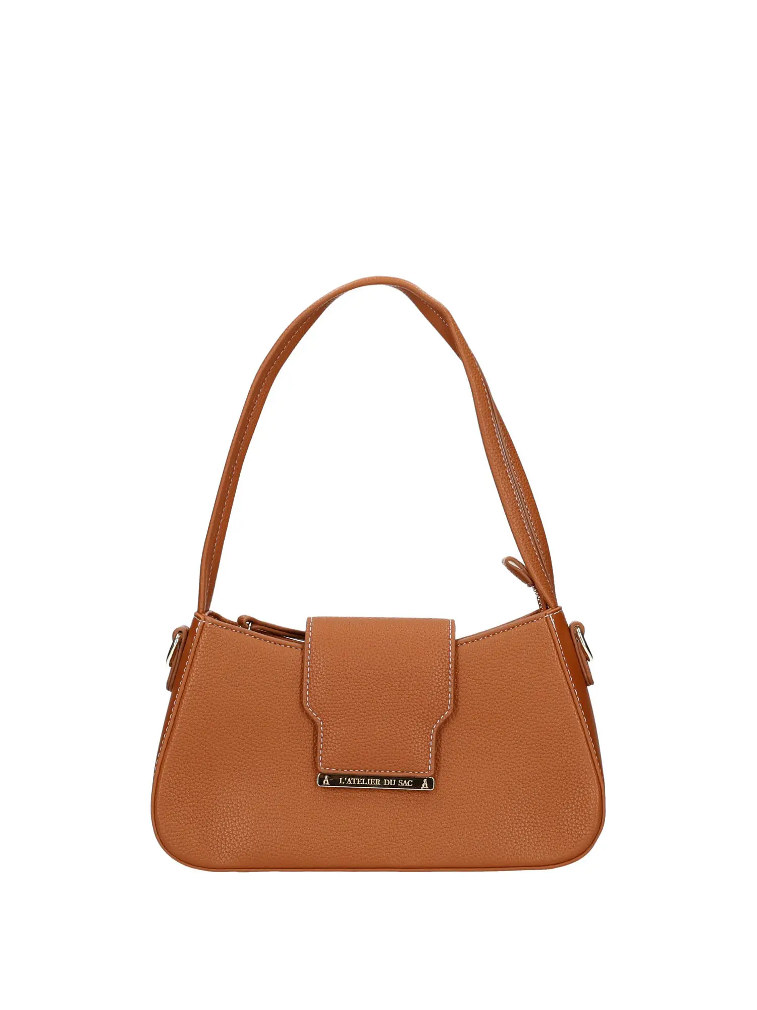 BORSA A SPALLA DONNA - ATELIER DU SAC - 17078-BON-S5B-A - TAN, UNICA