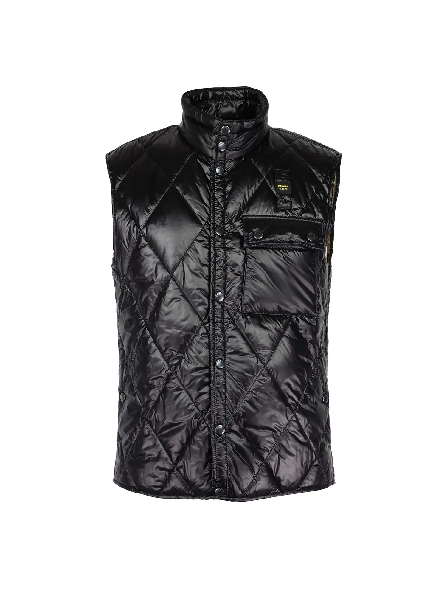 GILET UOMO - BLAUER - 24SBLUX02111 - NERO, XL