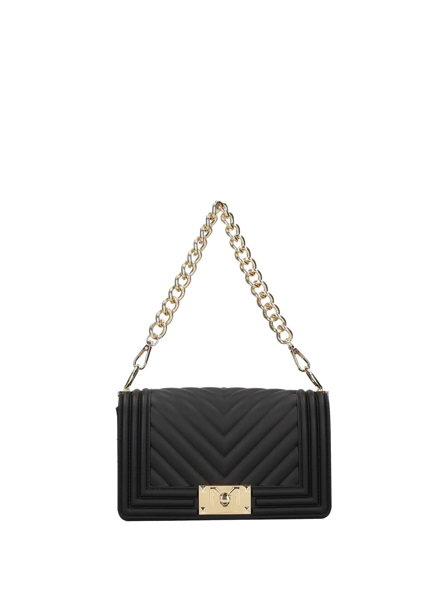 TRACOLLA DONNA - MARC ELLIS - FLAT S 25_ - NERO/ORO, UNICA
