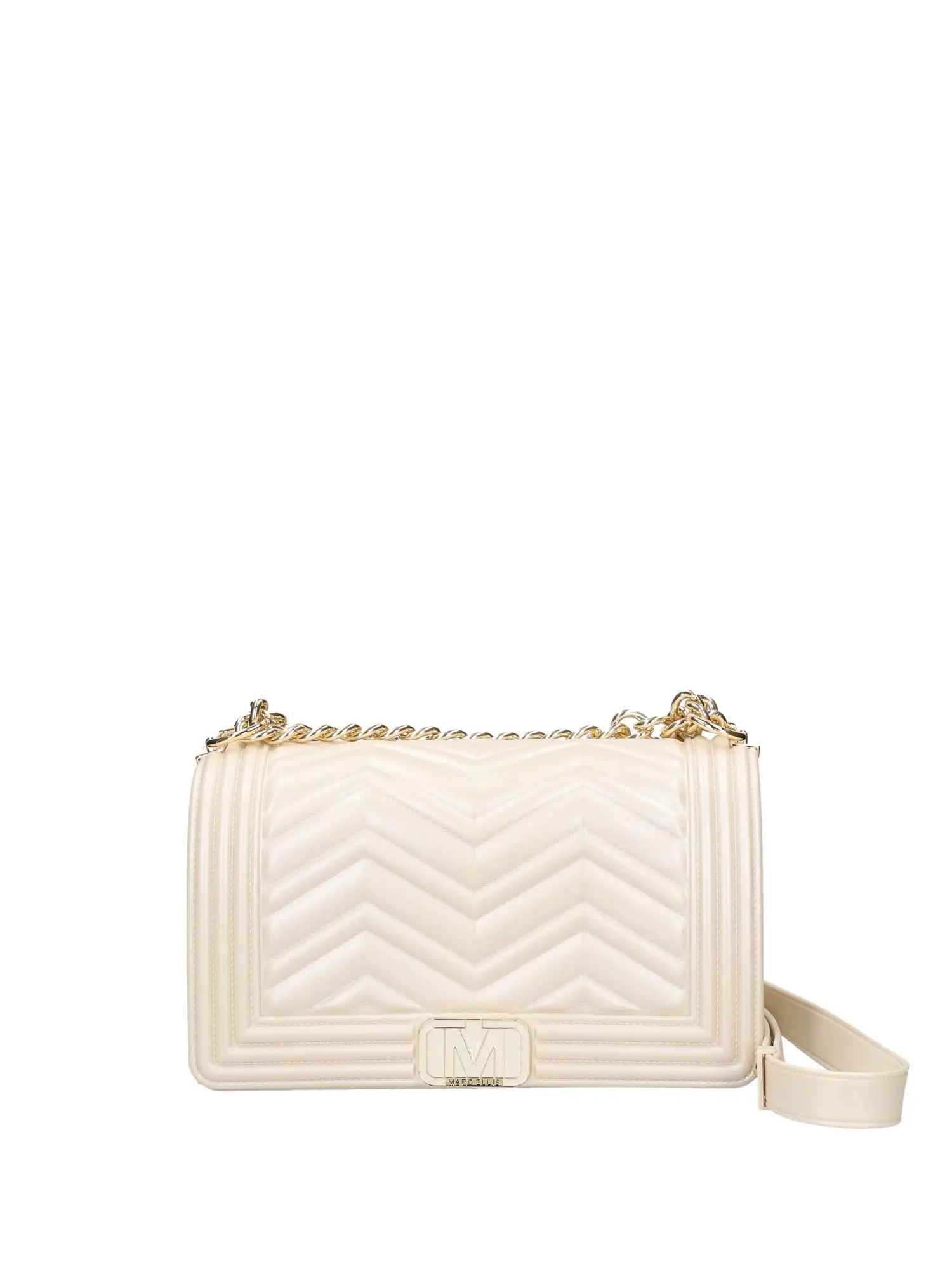 TRACOLLA DONNA - MARC ELLIS - FLAT WAVE M - BEIGE/ORO, UNICA