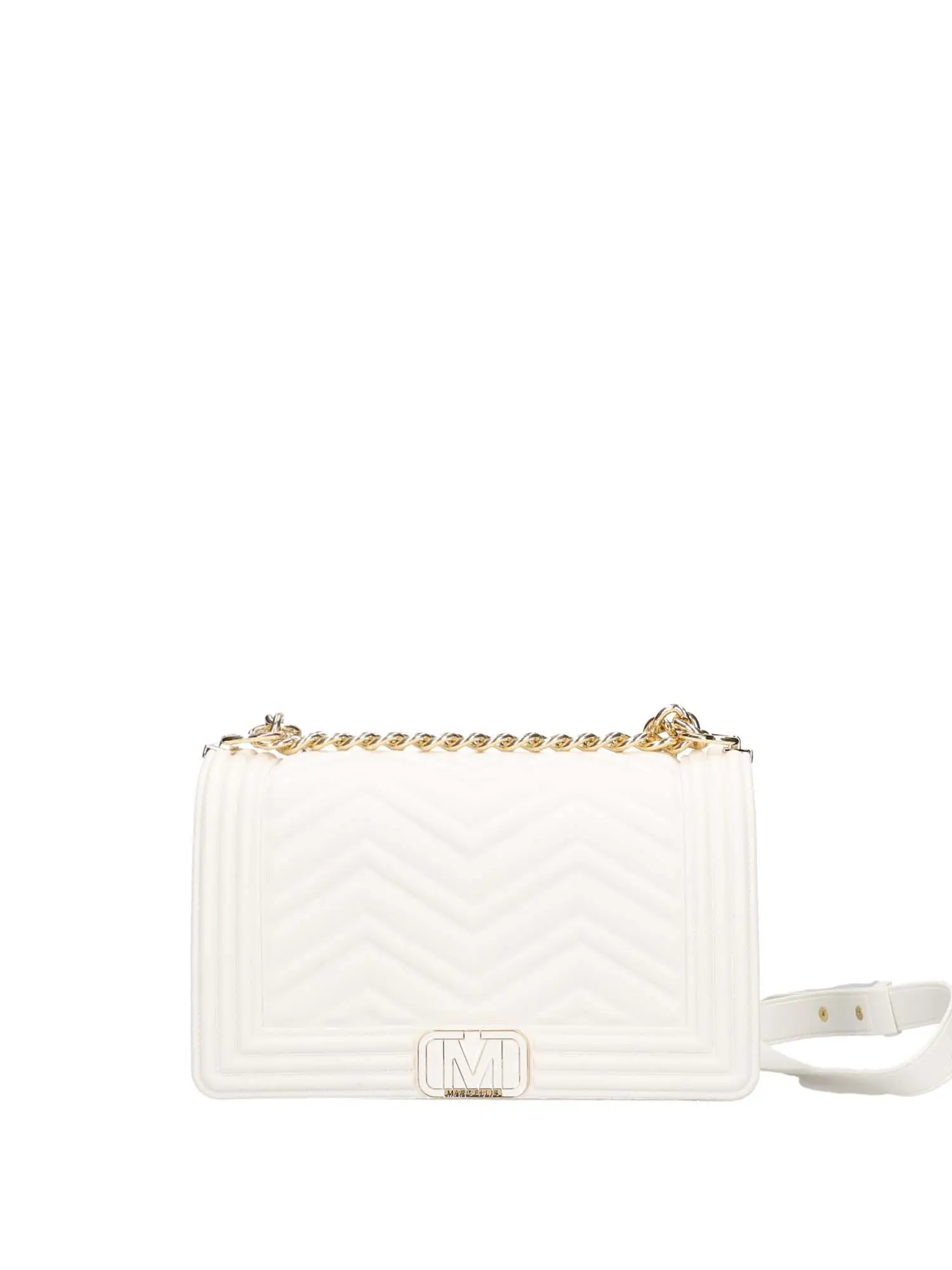 TRACOLLA DONNA - MARC ELLIS - FLAT WAVE M - BIANCO/ORO, UNICA