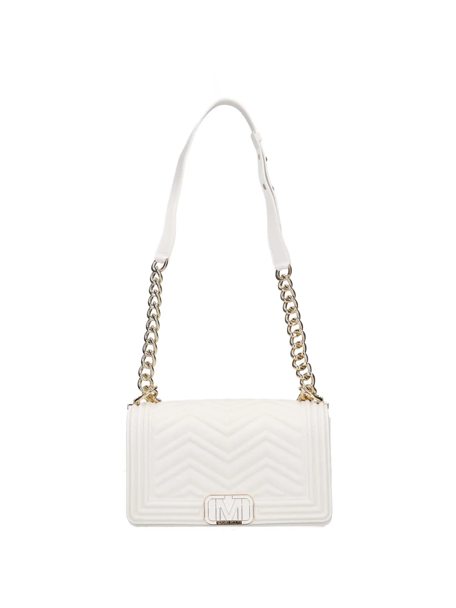 TRACOLLA DONNA - MARC ELLIS - FLAT WAVE S - BIANCO/ORO, UNICA