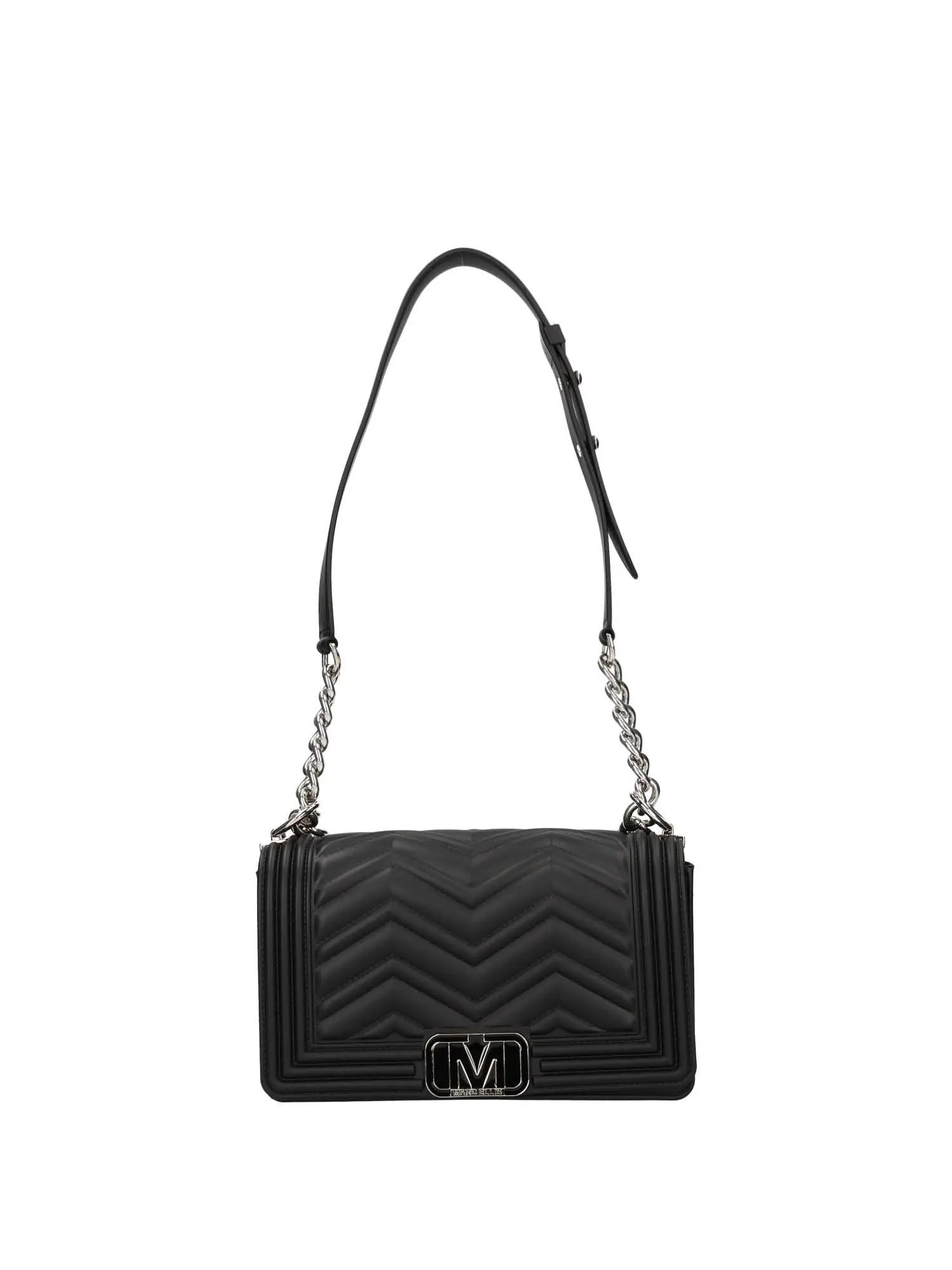 TRACOLLA DONNA - MARC ELLIS - FLAT WAVE S - NERO/ARGENTO, UNICA